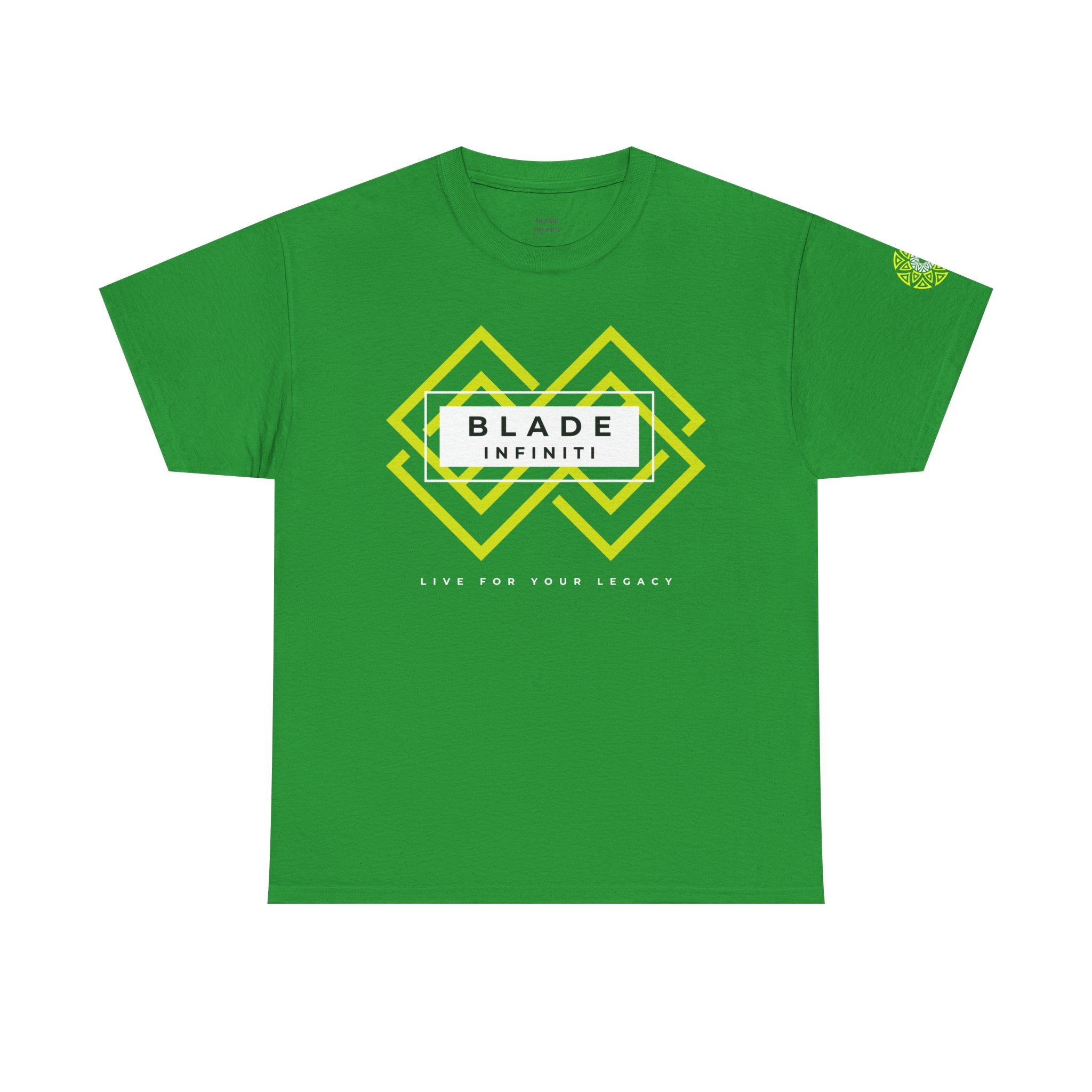 Geometric Odyssey Version 4 Neon Green T-Shirt