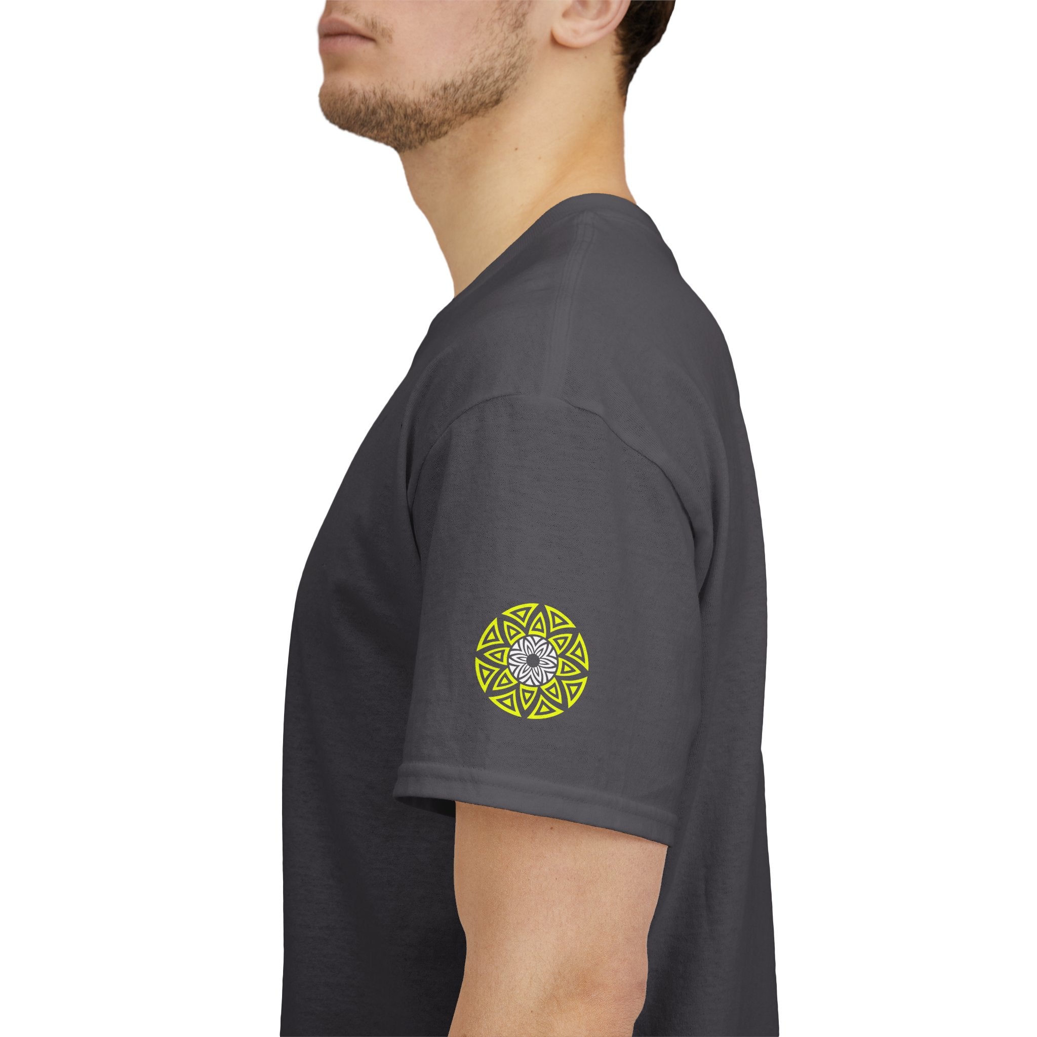 Geometric Odyssey Version 3 Neon Green T-Shirt