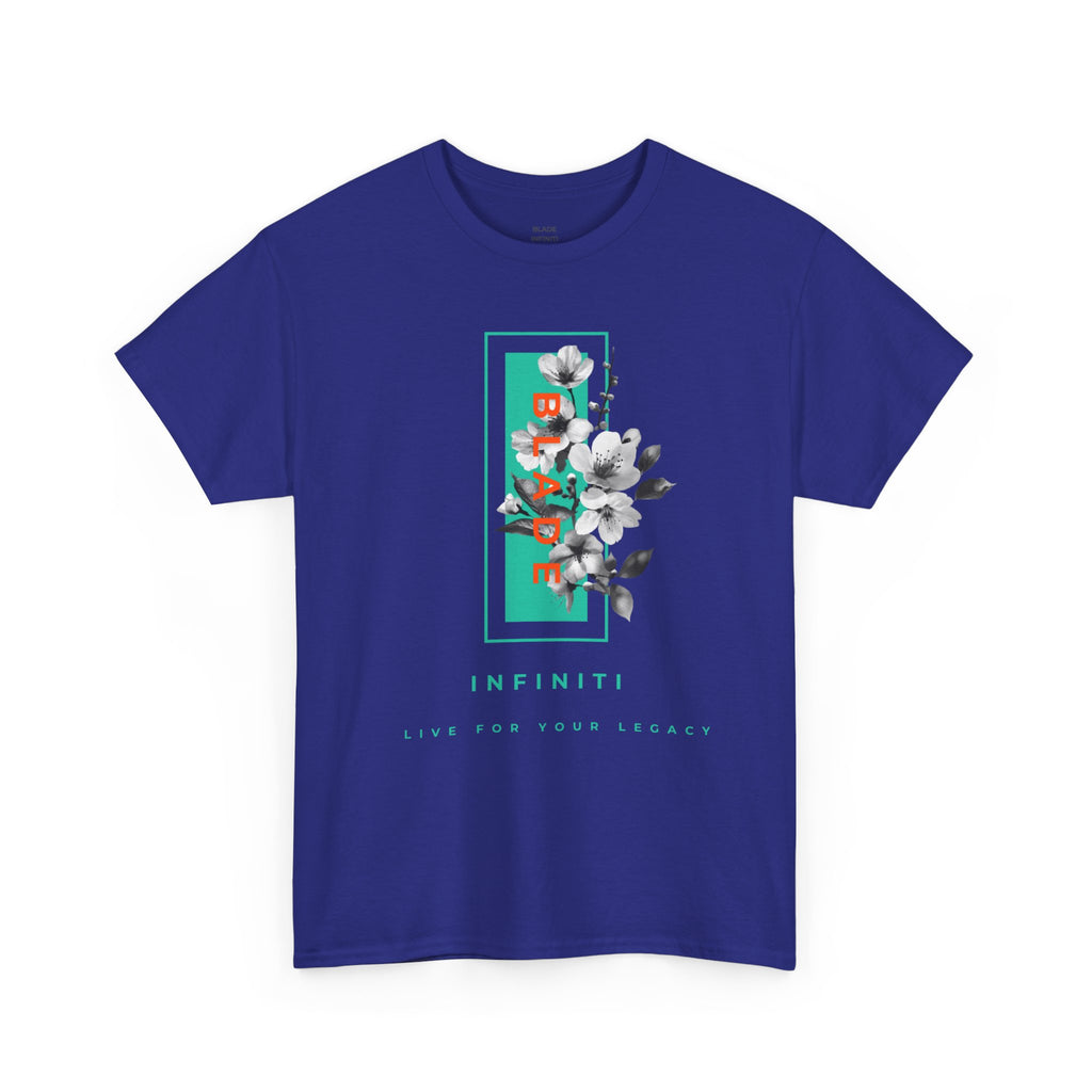 Bloom Bae Teal/Orange Floral T-Shirt