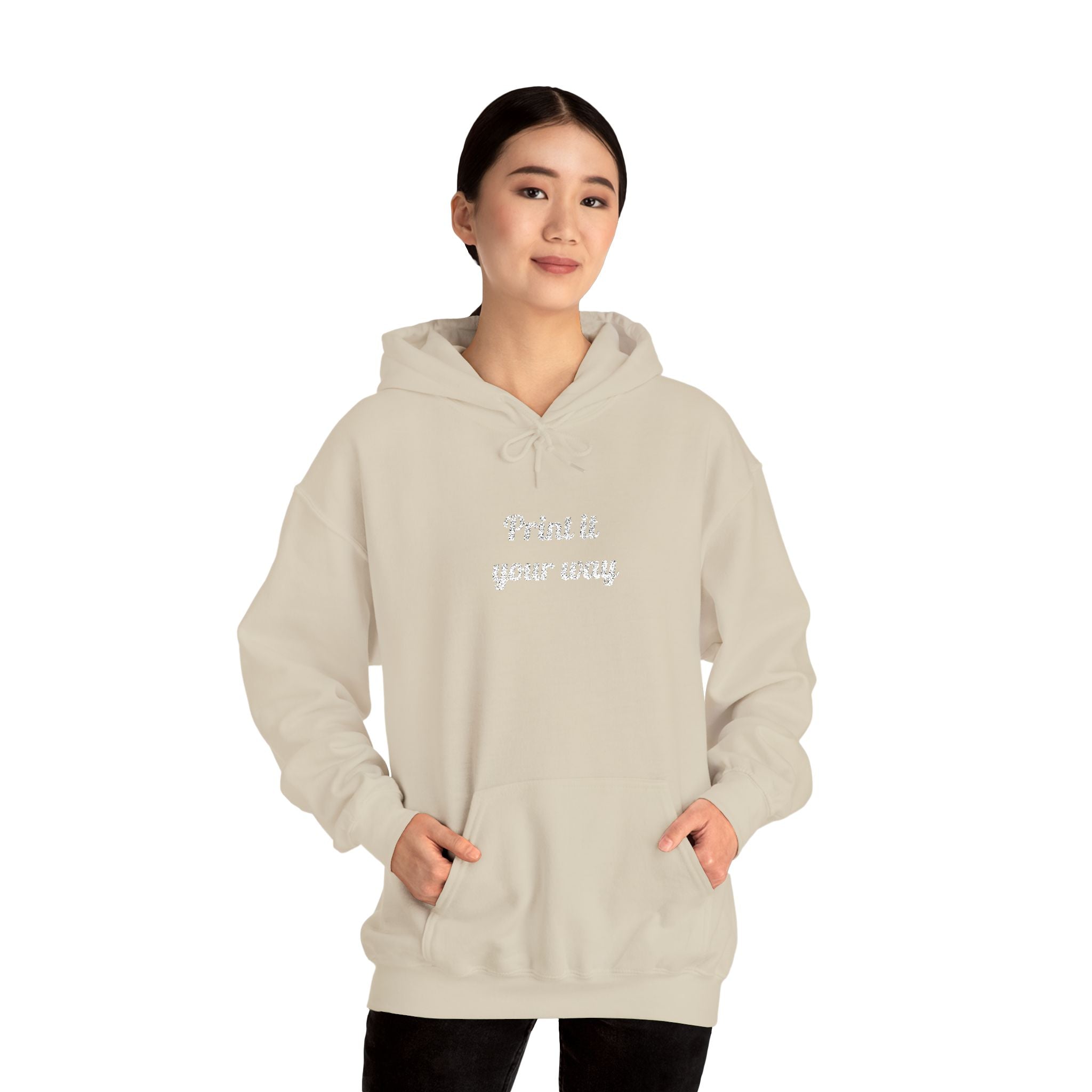Custom Embroidered Unisex Hoodie – Ethically Sourced Cotton Blend