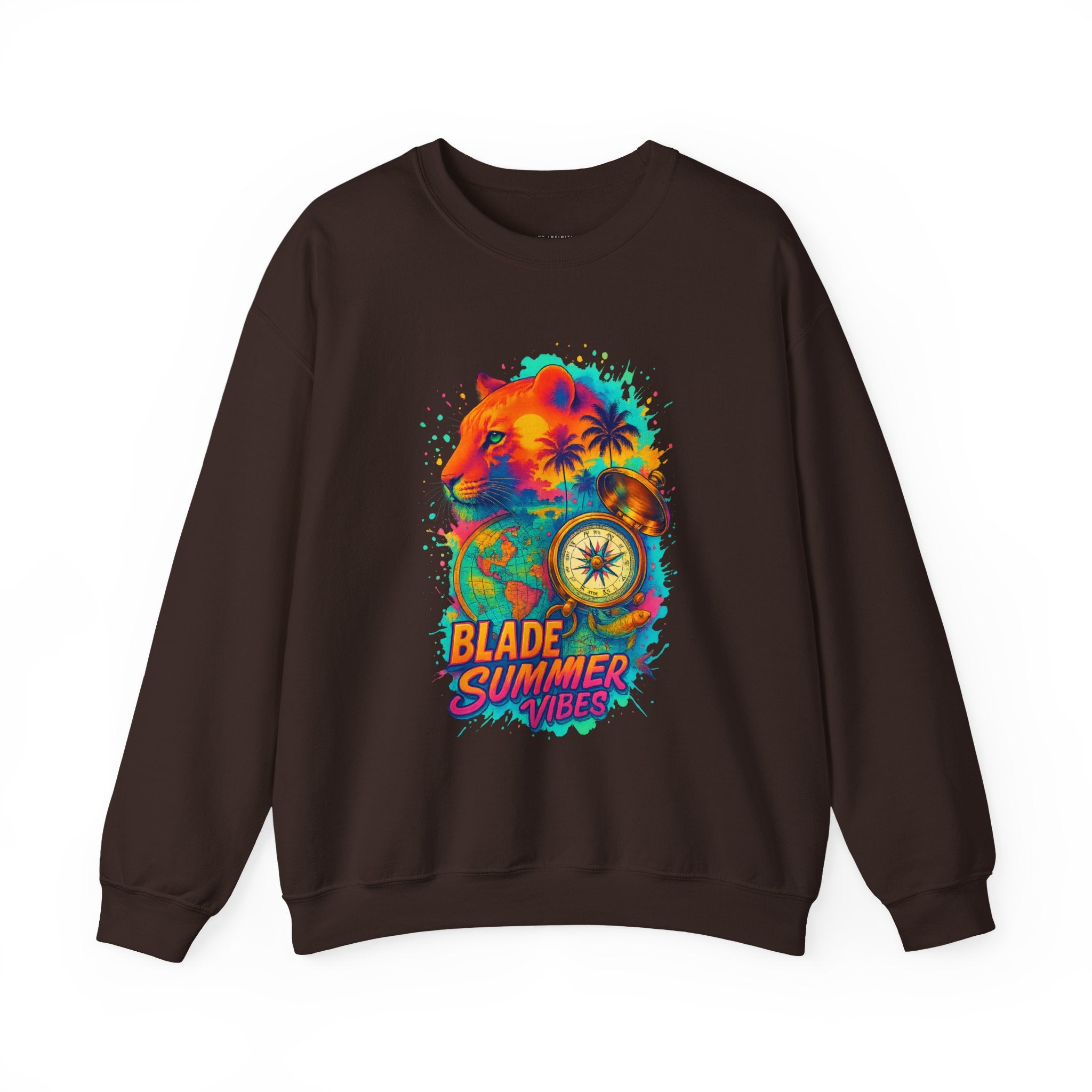Primal Palms V1 Lion Unisex Crewneck Sweater