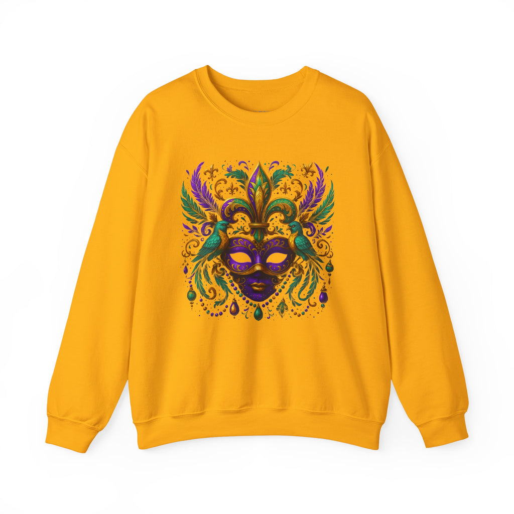 Mardi Gras Mask Unisex Crewneck Sweater