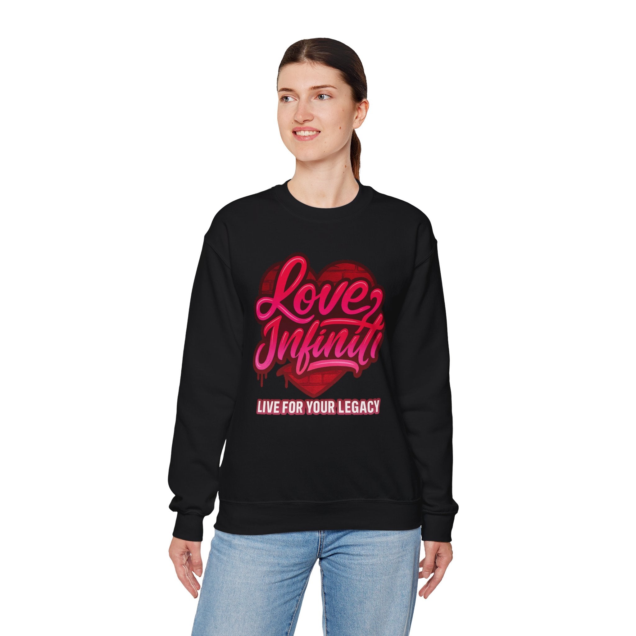 Love, Infiniti Street Vibes Unisex Crewneck Sweater