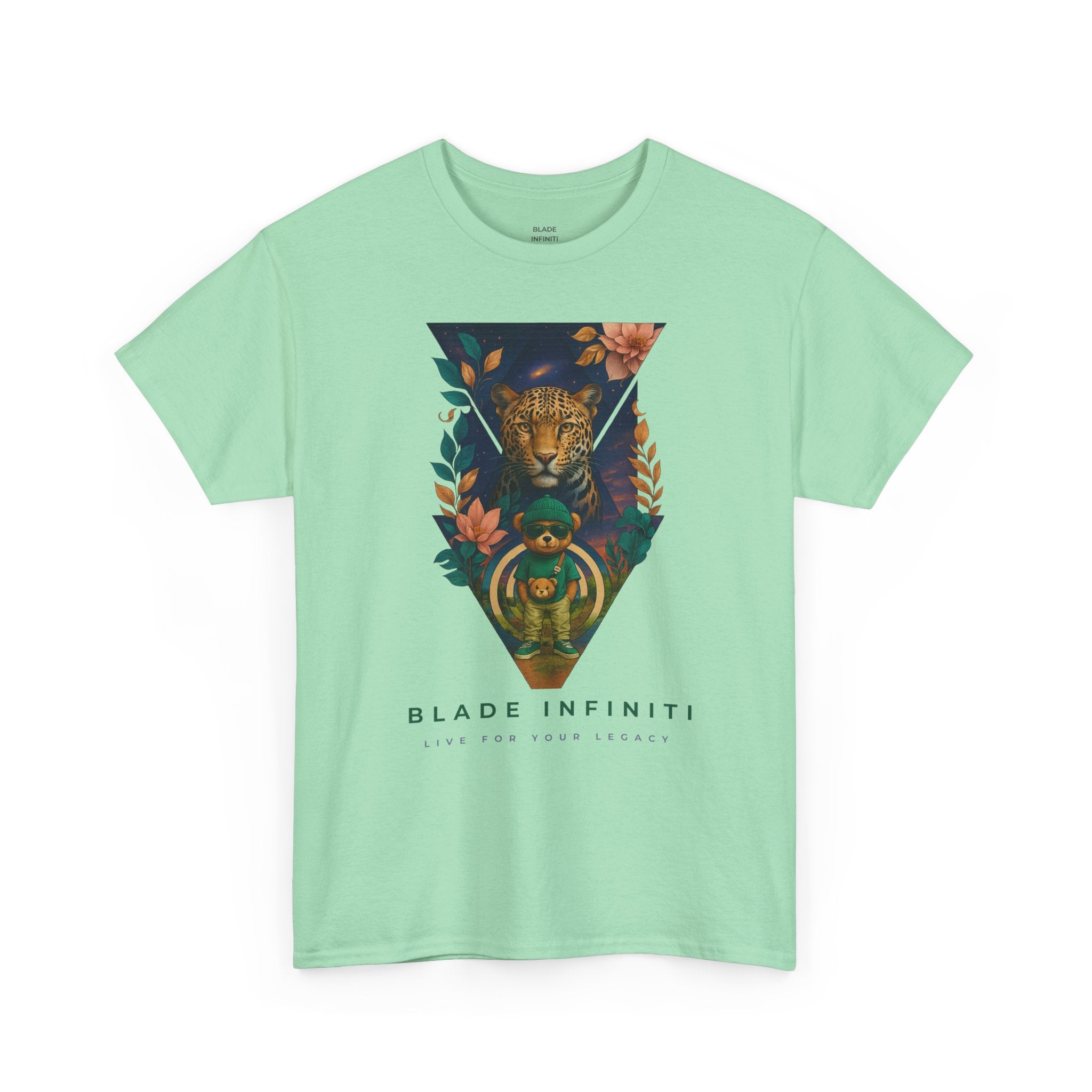 Bladeverse Galactic Jungle Leopard/Teddy Bear T-Shirt