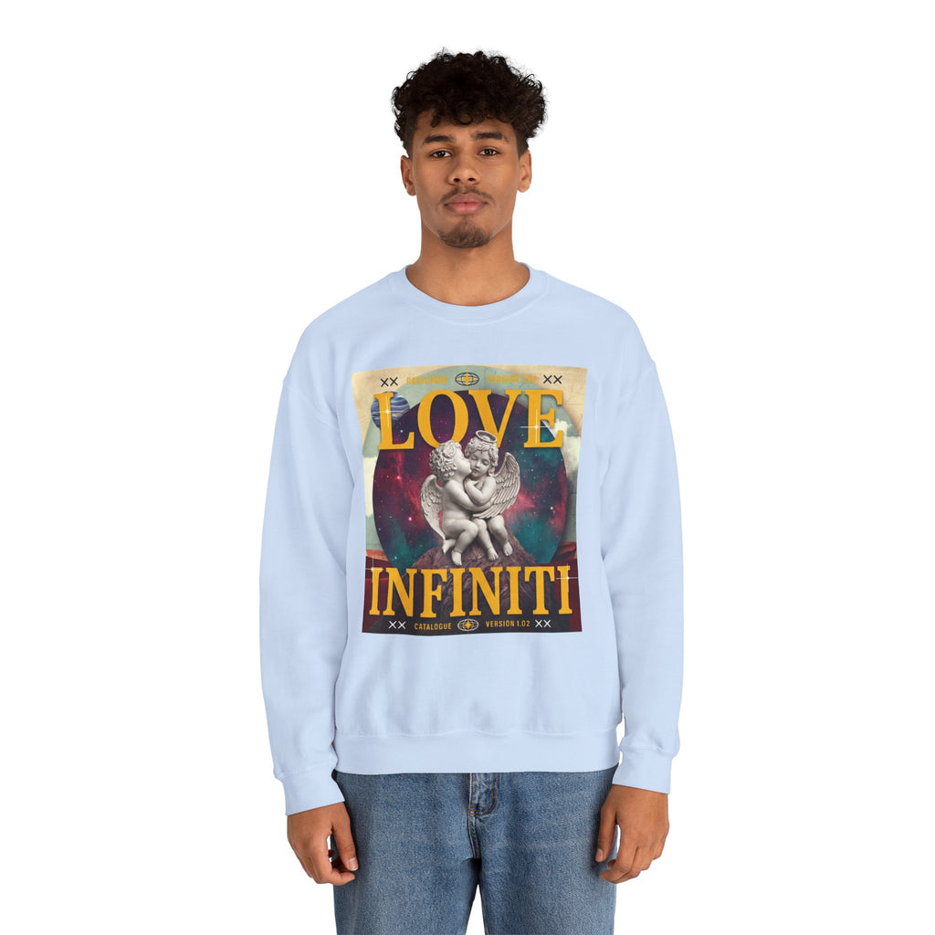 Celestial Love, Infiniti Unisex Crewneck Sweater
