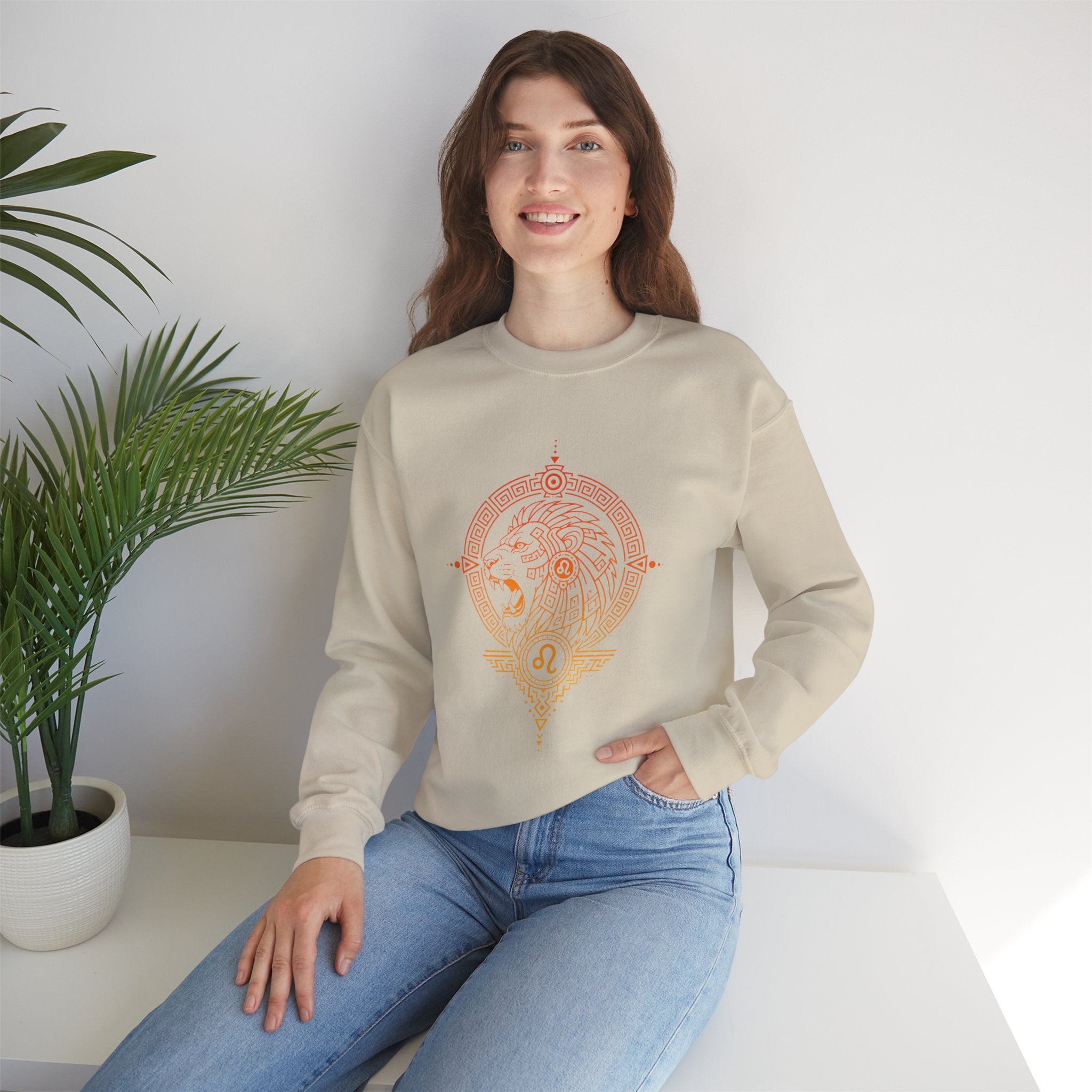 Leo Lion Zodiac Unisex Sweater