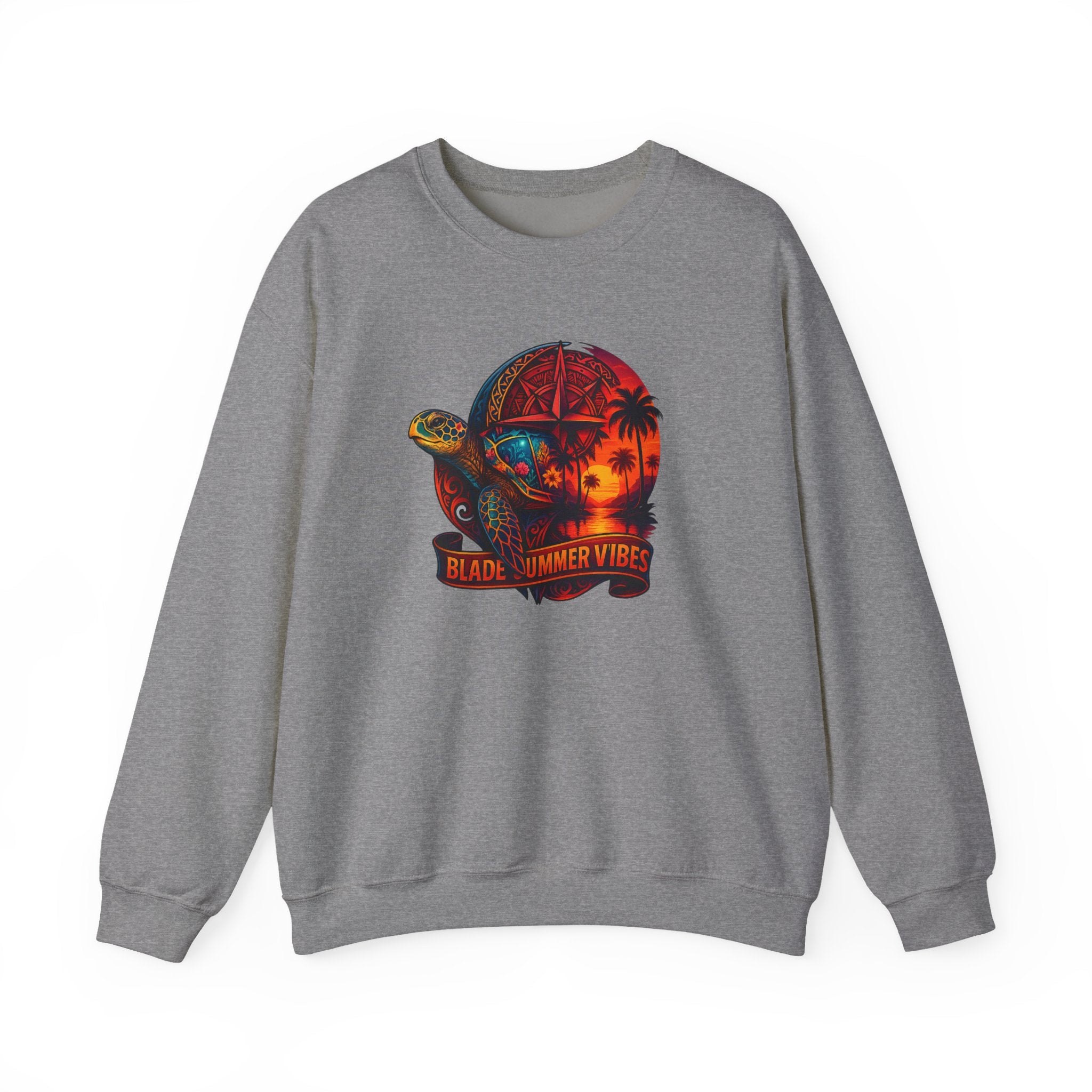 Aztec Turtle Unisex Crewneck Sweater