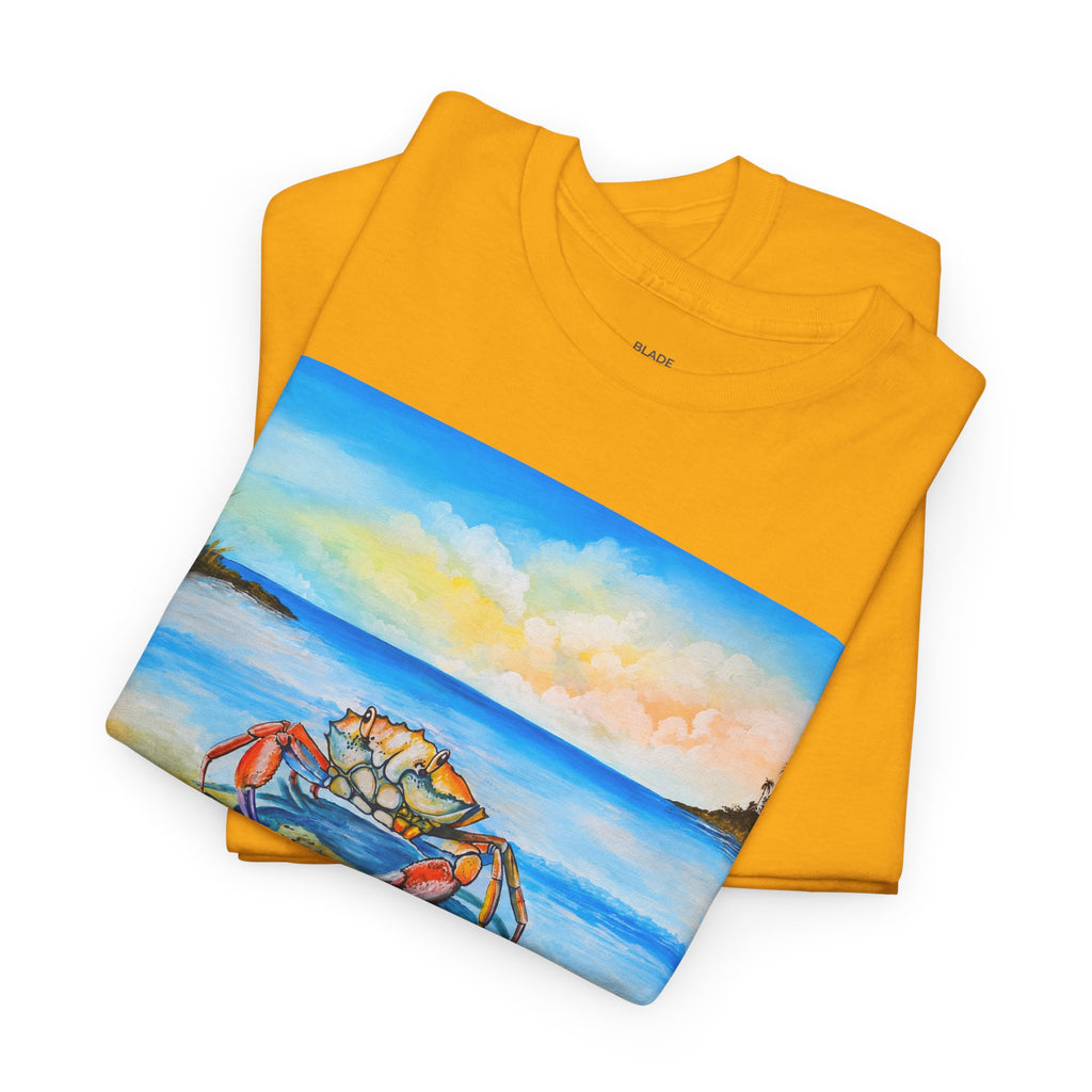 Coastal Crab Beach Sunset T-Shirt