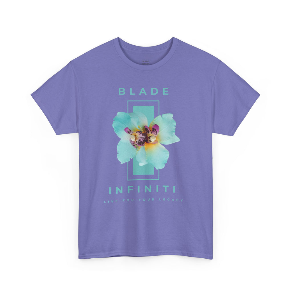 Essence of Infiniti Light Aqua Floral T-Shirt