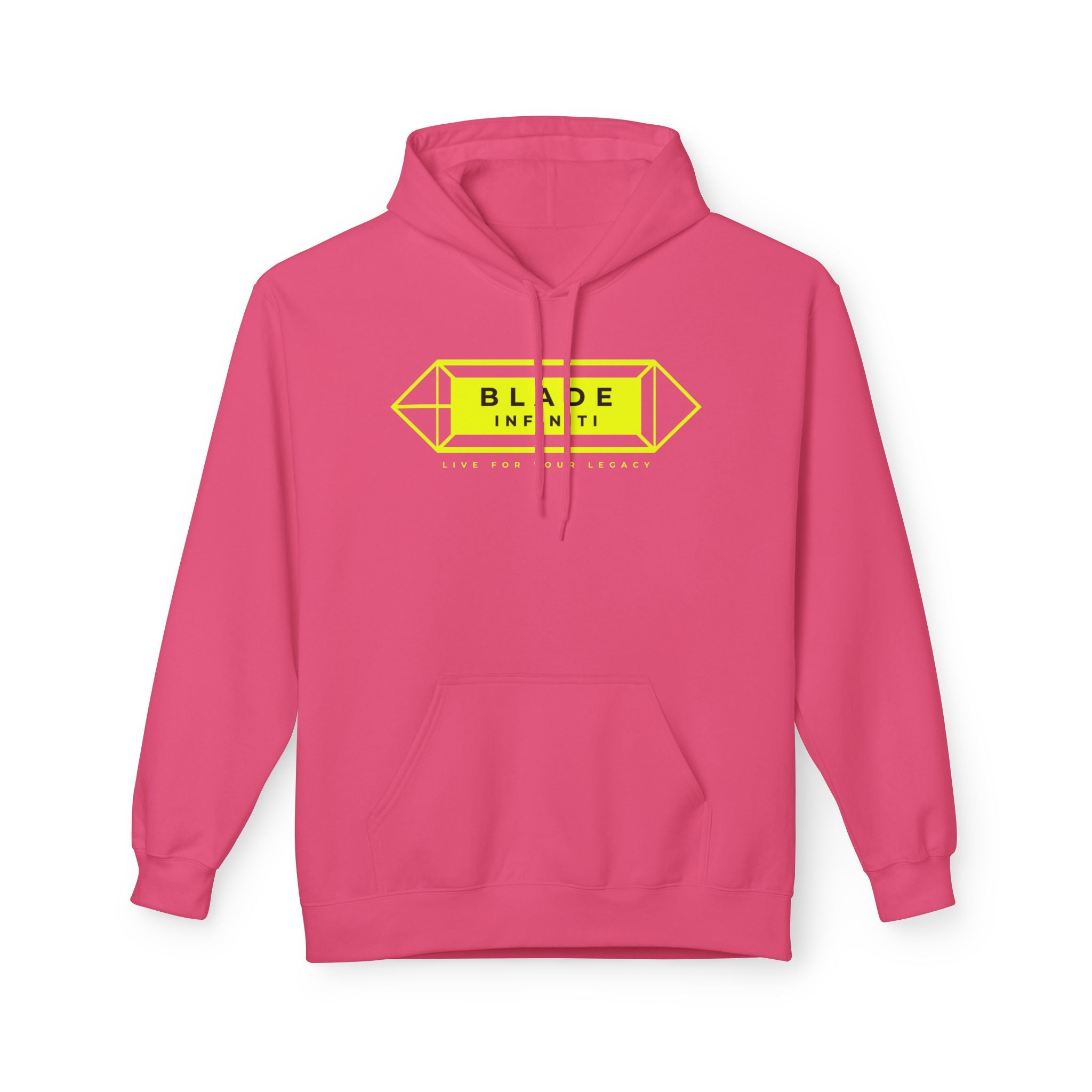 Geometric Infiniti Neon Green Hoodie