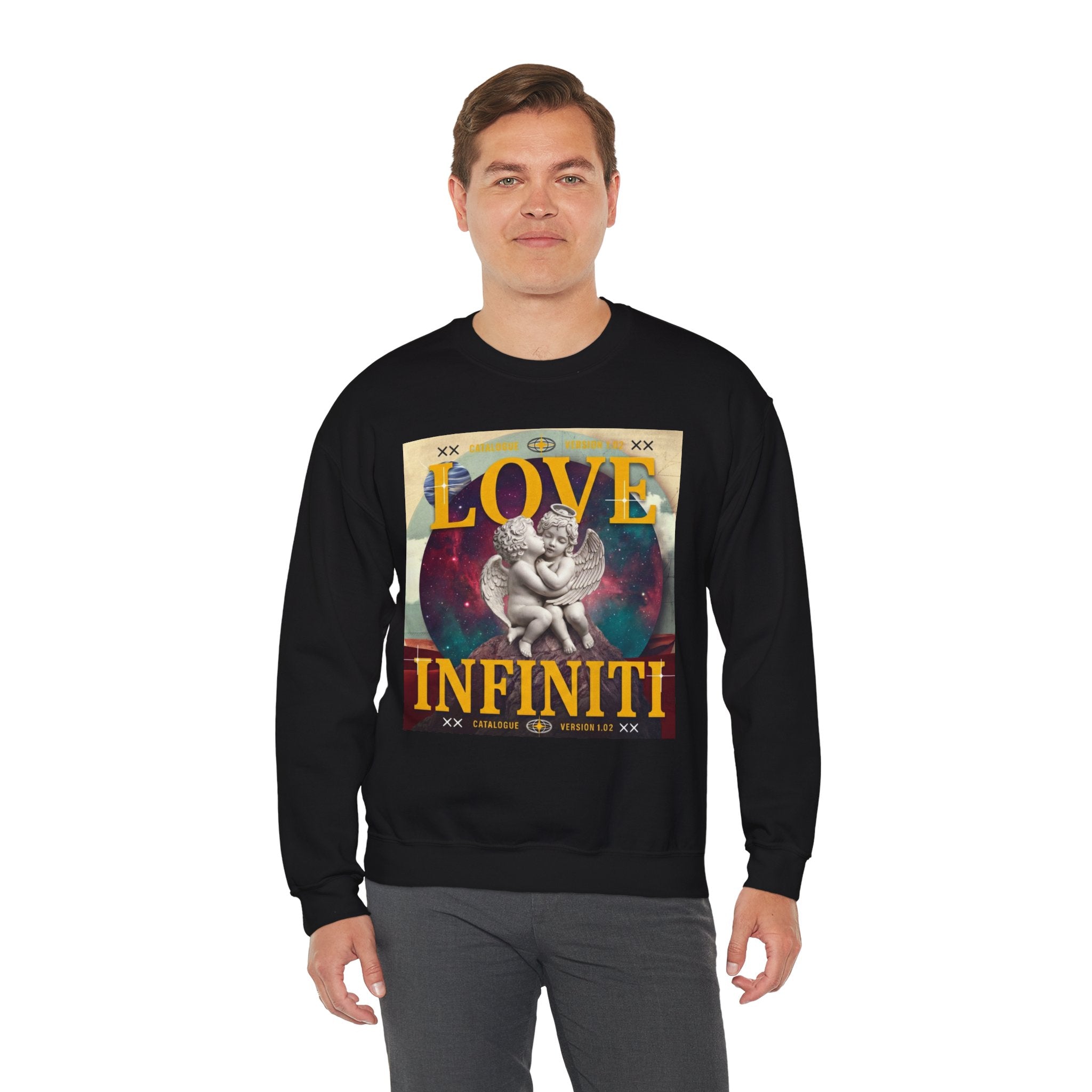 Celestial Love, Infiniti Unisex Crewneck Sweater