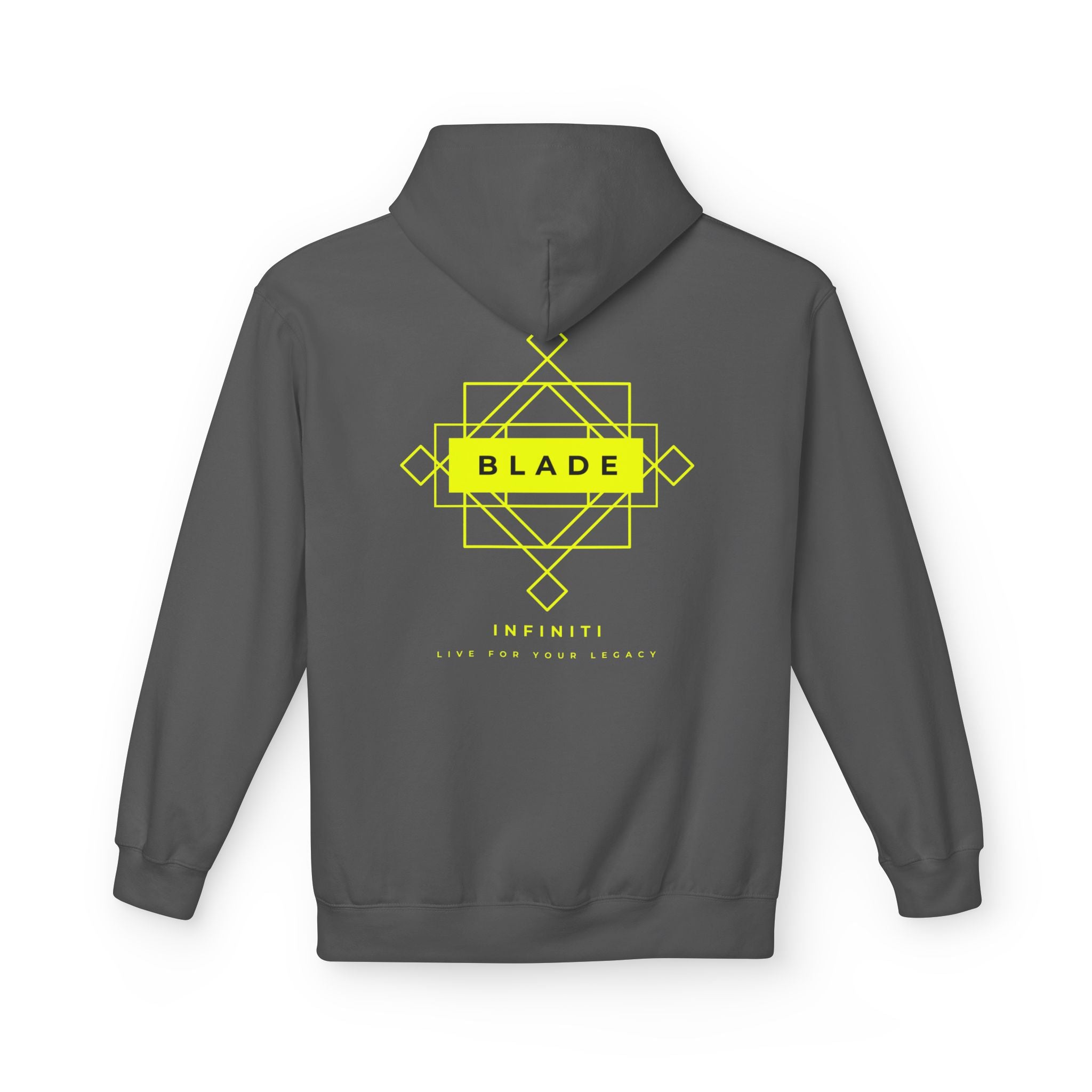 Geometric Infiniti Neon Green Hoodie