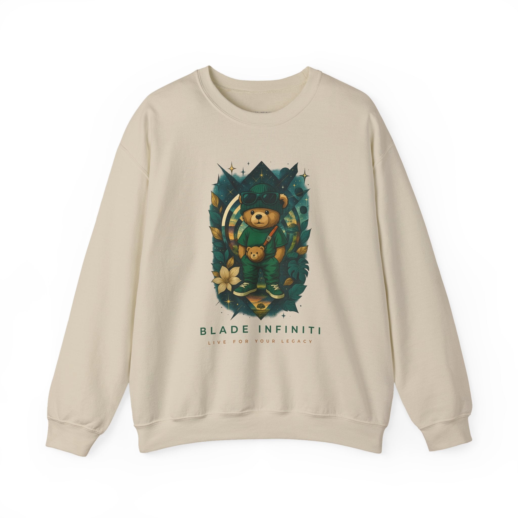 Galactic Teddy Bear V1 Unisex Crewneck Sweater