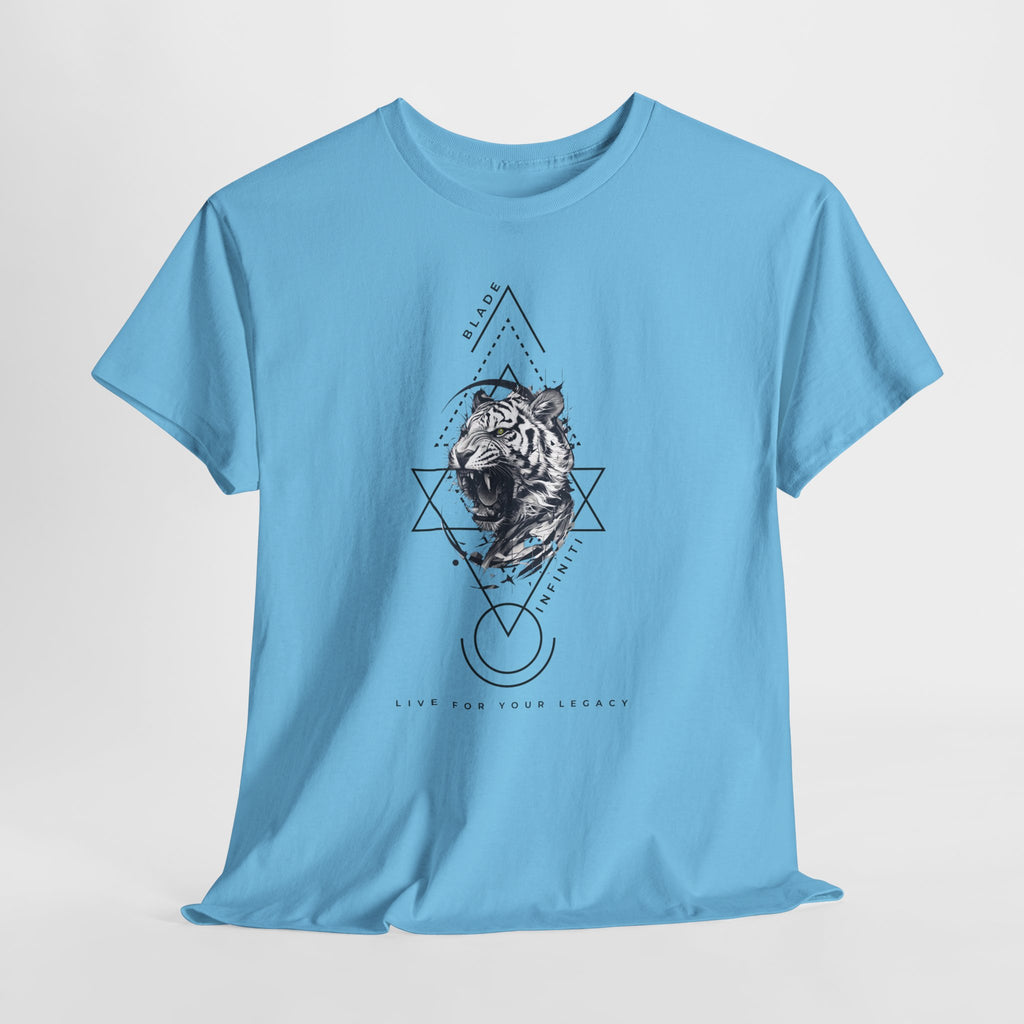 Geometric King Black TX Tiger T-Shirt