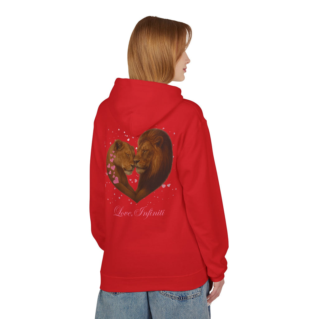 Lion Hearts - Love, Infiniti Unisex Hoodie