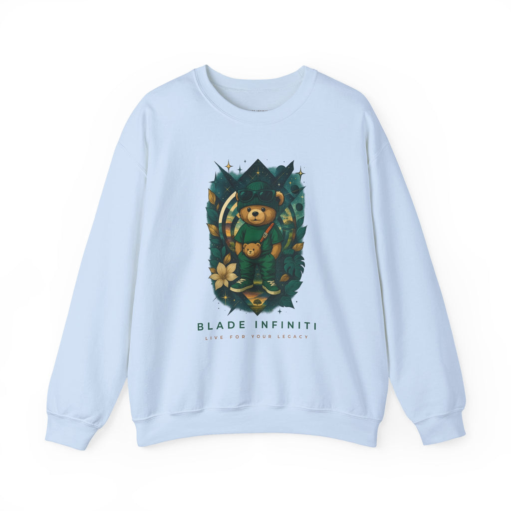 Galactic Teddy Bear V1 Unisex Crewneck Sweater