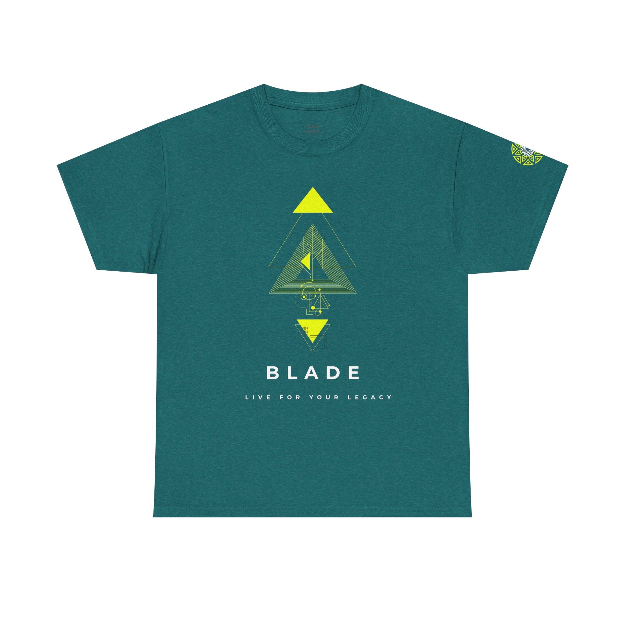 Geometric Odyssey Version 3 Neon Green T-Shirt