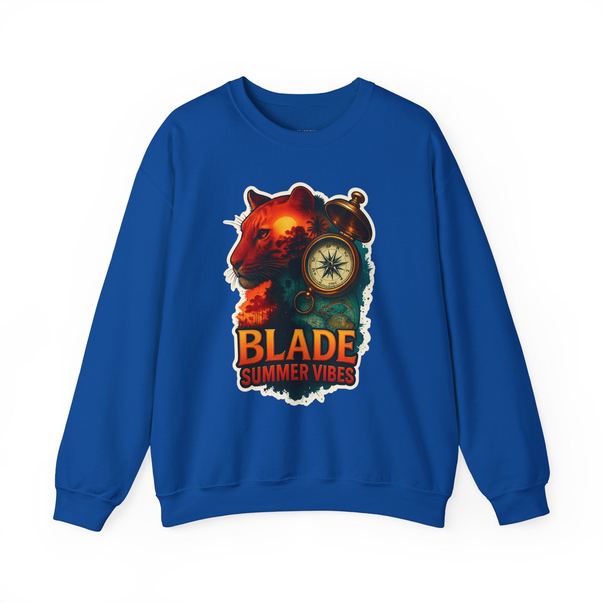 Primal Palms V2 Lion Unisex Crewneck Sweater