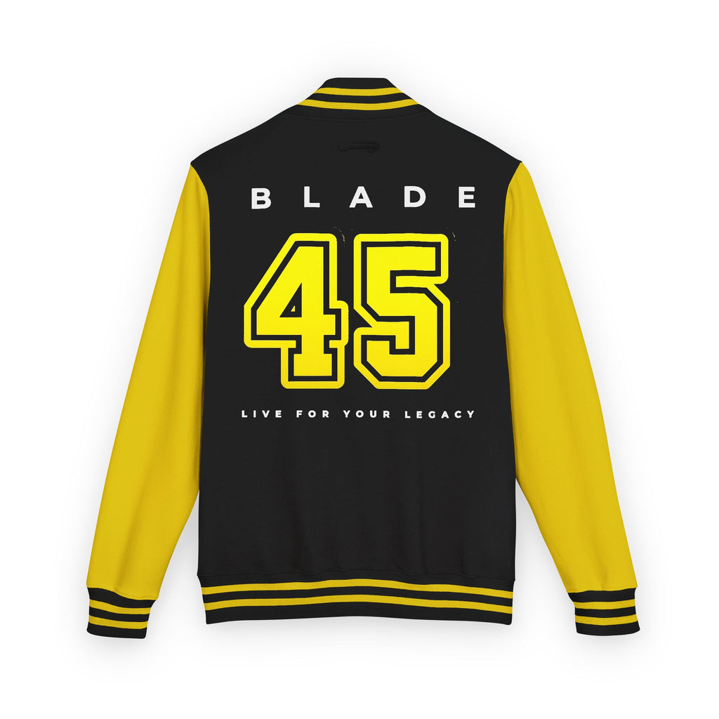 Blade 45 Golden Yellow/White Letterman Jacket