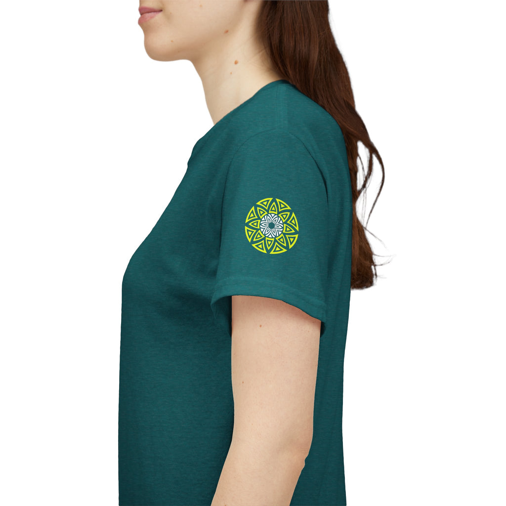 Geometric Odyssey Version 3 Neon Green T-Shirt