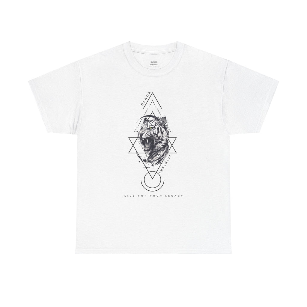 Geometric King Black TX Tiger T-Shirt