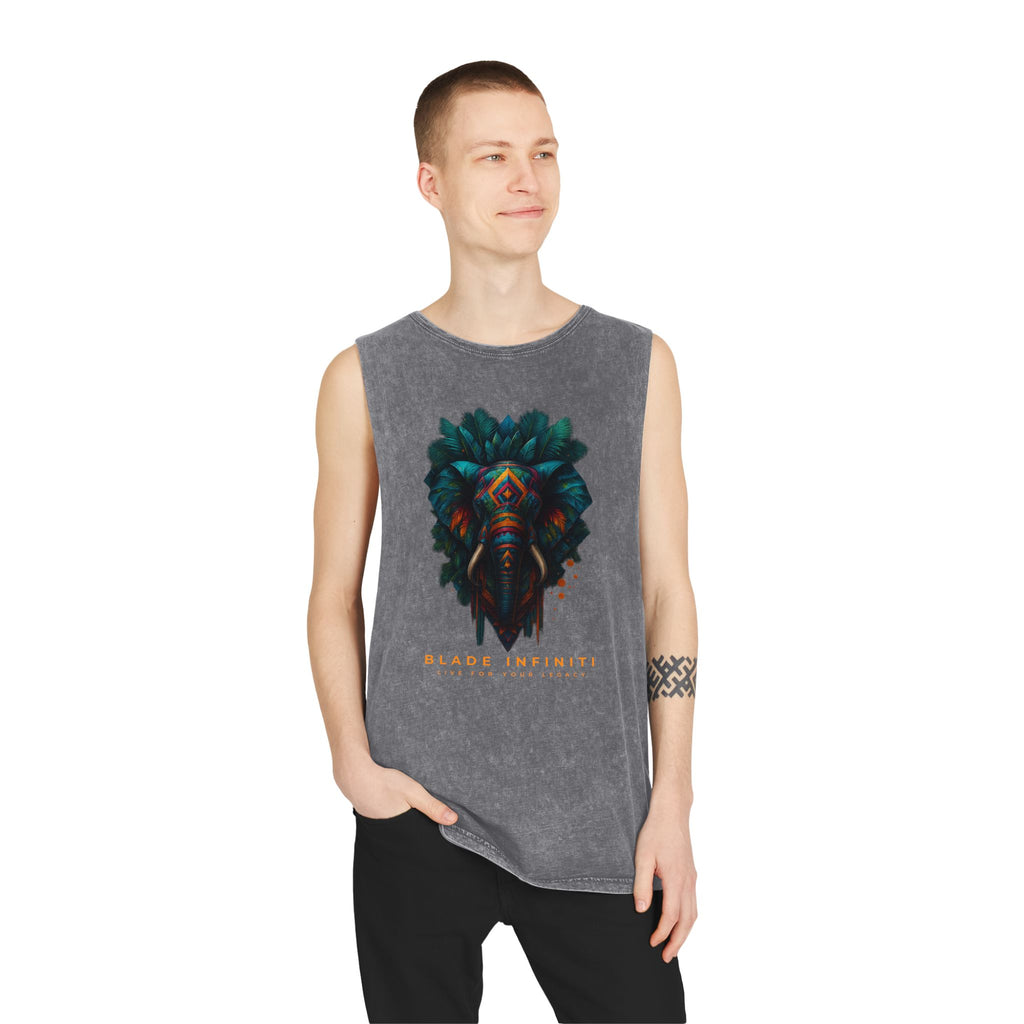 Midnight Tiki Elephant Tank Top
