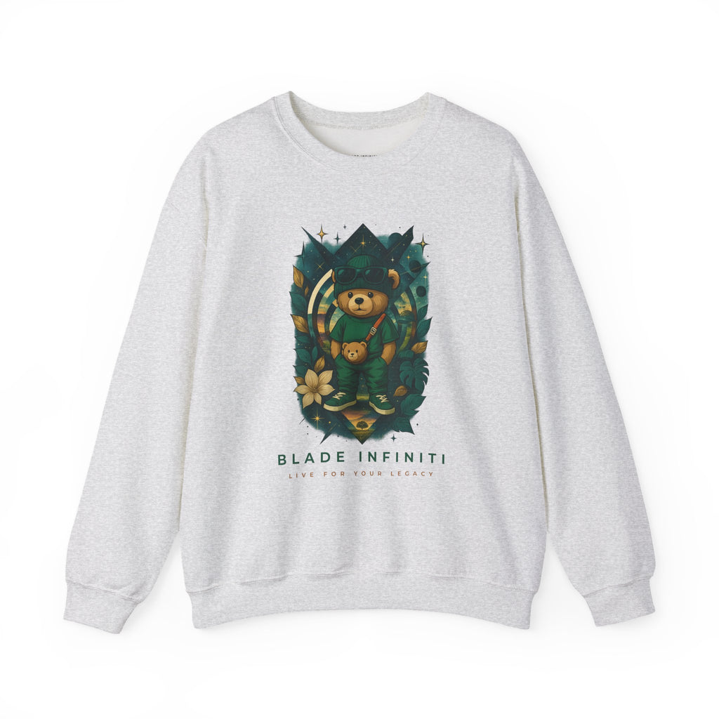 Galactic Teddy Bear V1 Unisex Crewneck Sweater