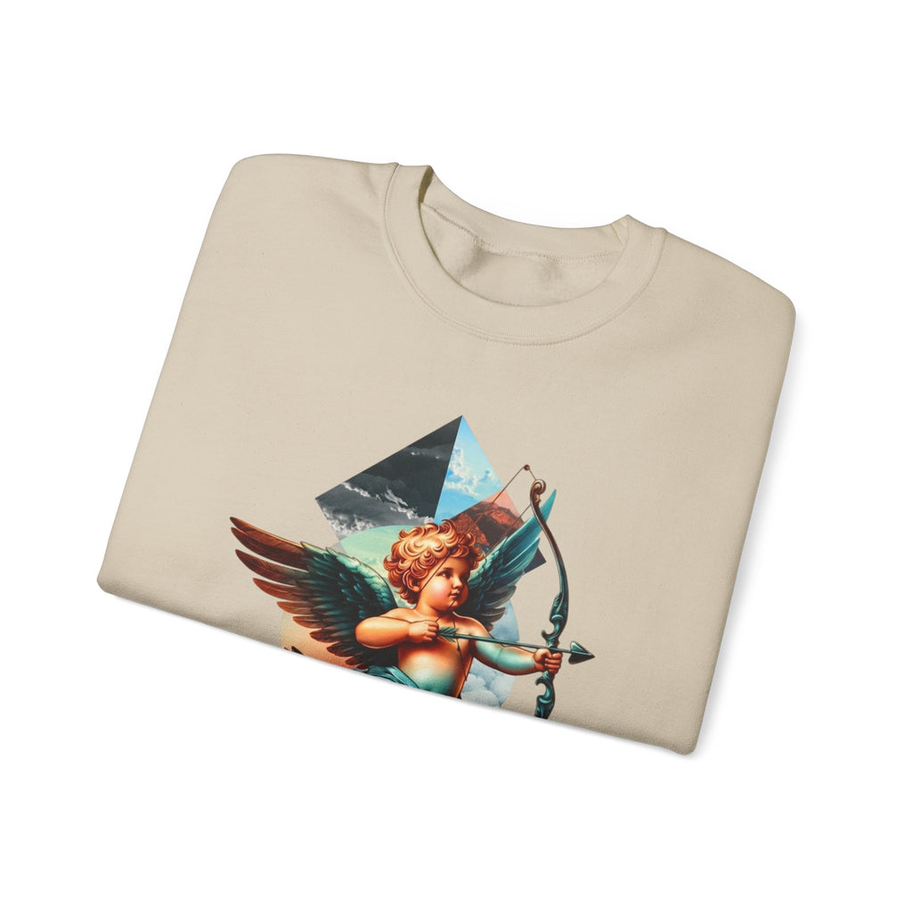 Cupid's Bow Blue + Arrow - Love, Infiniti Unisex Crewneck Sweater