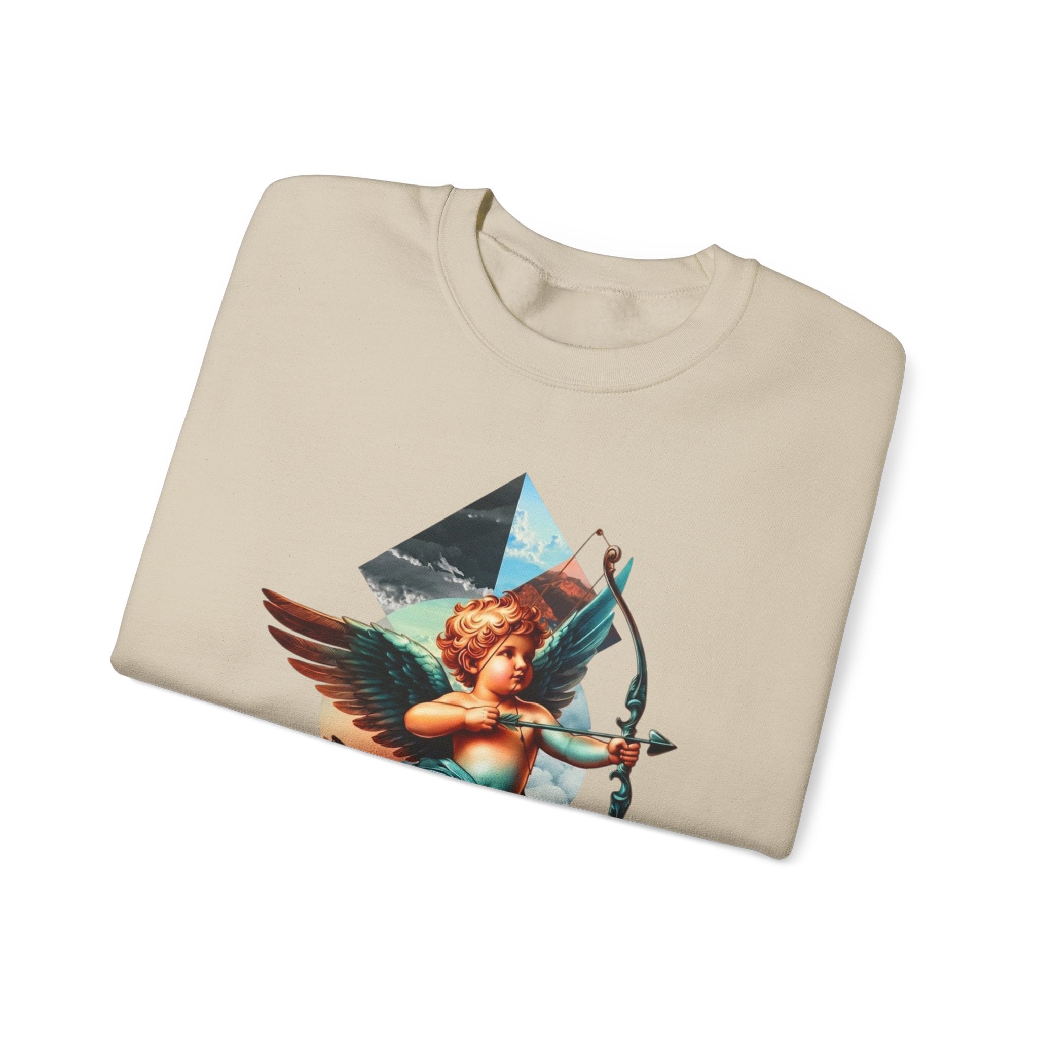 Cupid's Bow Blue + Arrow - Love, Infiniti Unisex Crewneck Sweater