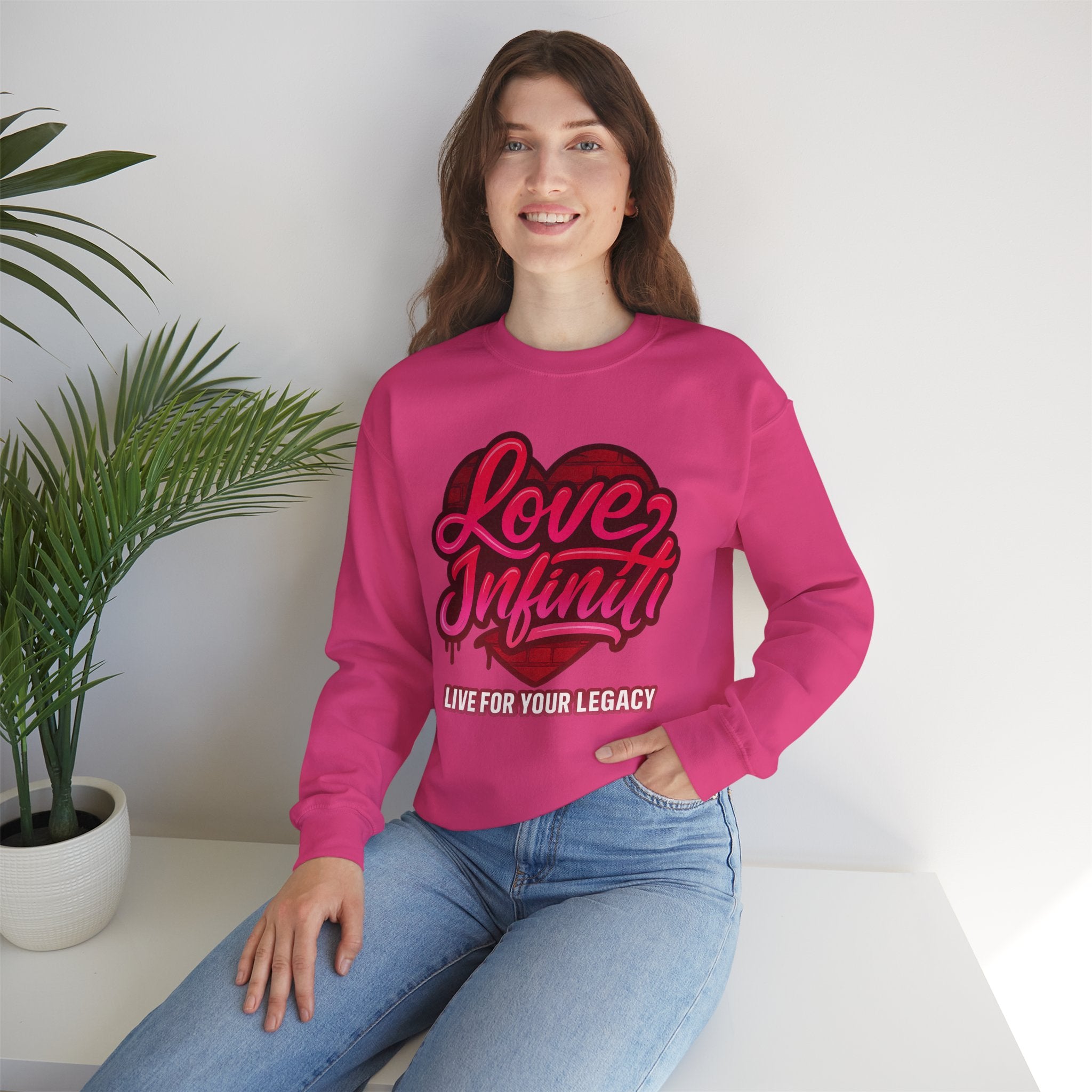 Love, Infiniti Street Vibes Unisex Crewneck Sweater
