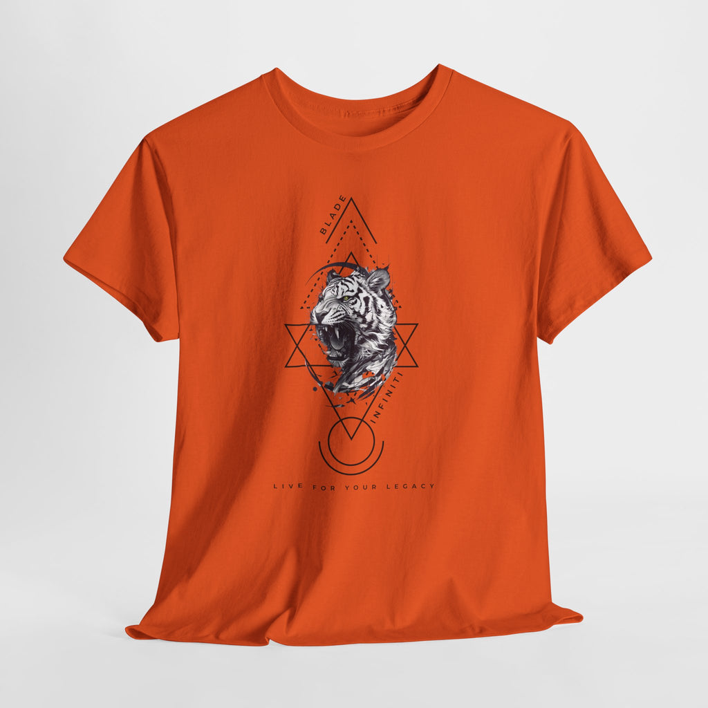 Geometric King Black TX Tiger T-Shirt