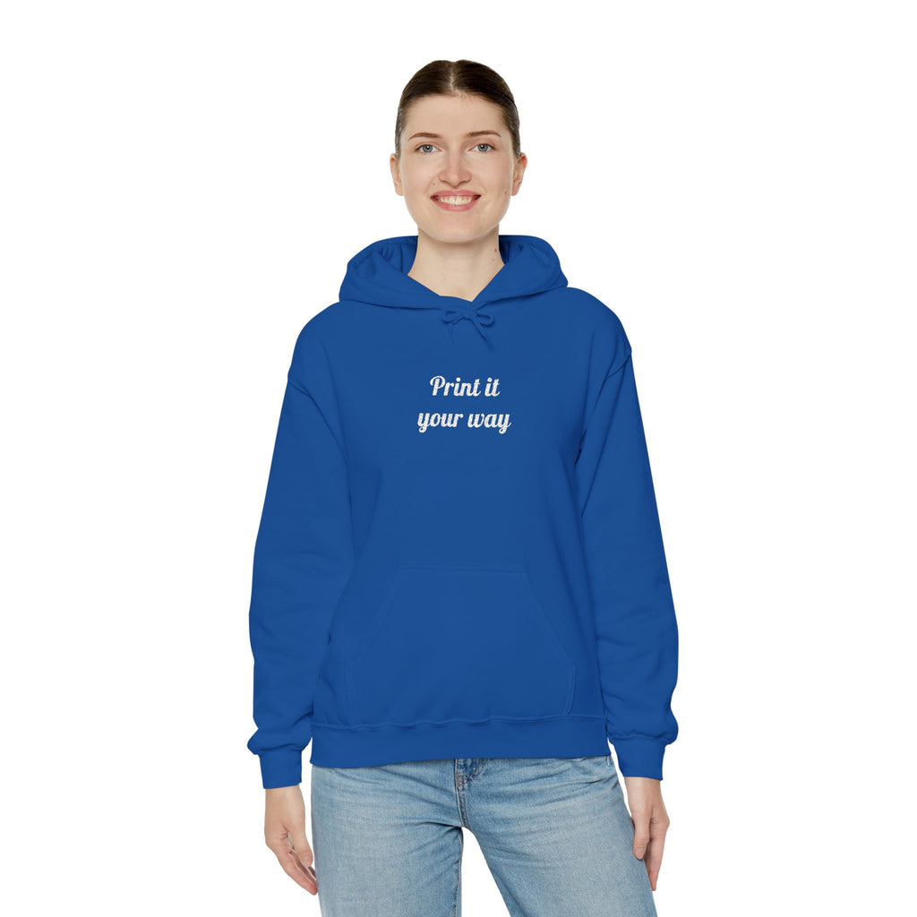 Custom Embroidered Unisex Hoodie – Ethically Sourced Cotton Blend
