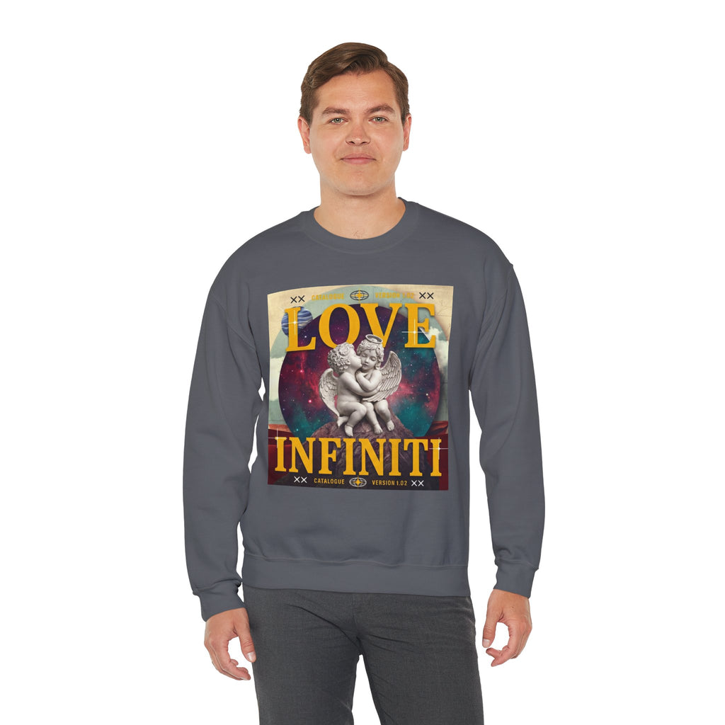 Celestial Love, Infiniti Unisex Crewneck Sweater
