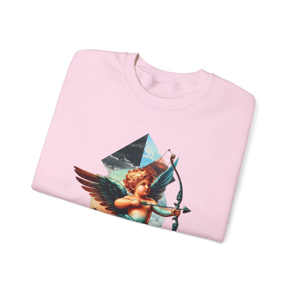 Cupid's Bow Blue + Arrow - Love, Infiniti Unisex Crewneck Sweater