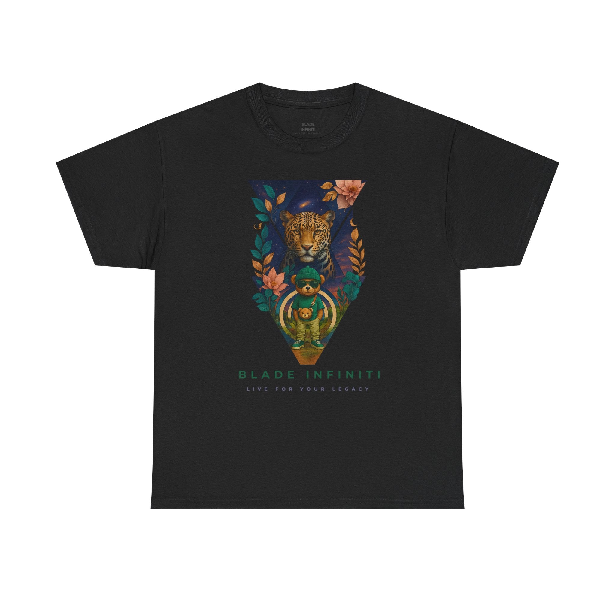 Bladeverse Galactic Jungle Leopard/Teddy Bear T-Shirt
