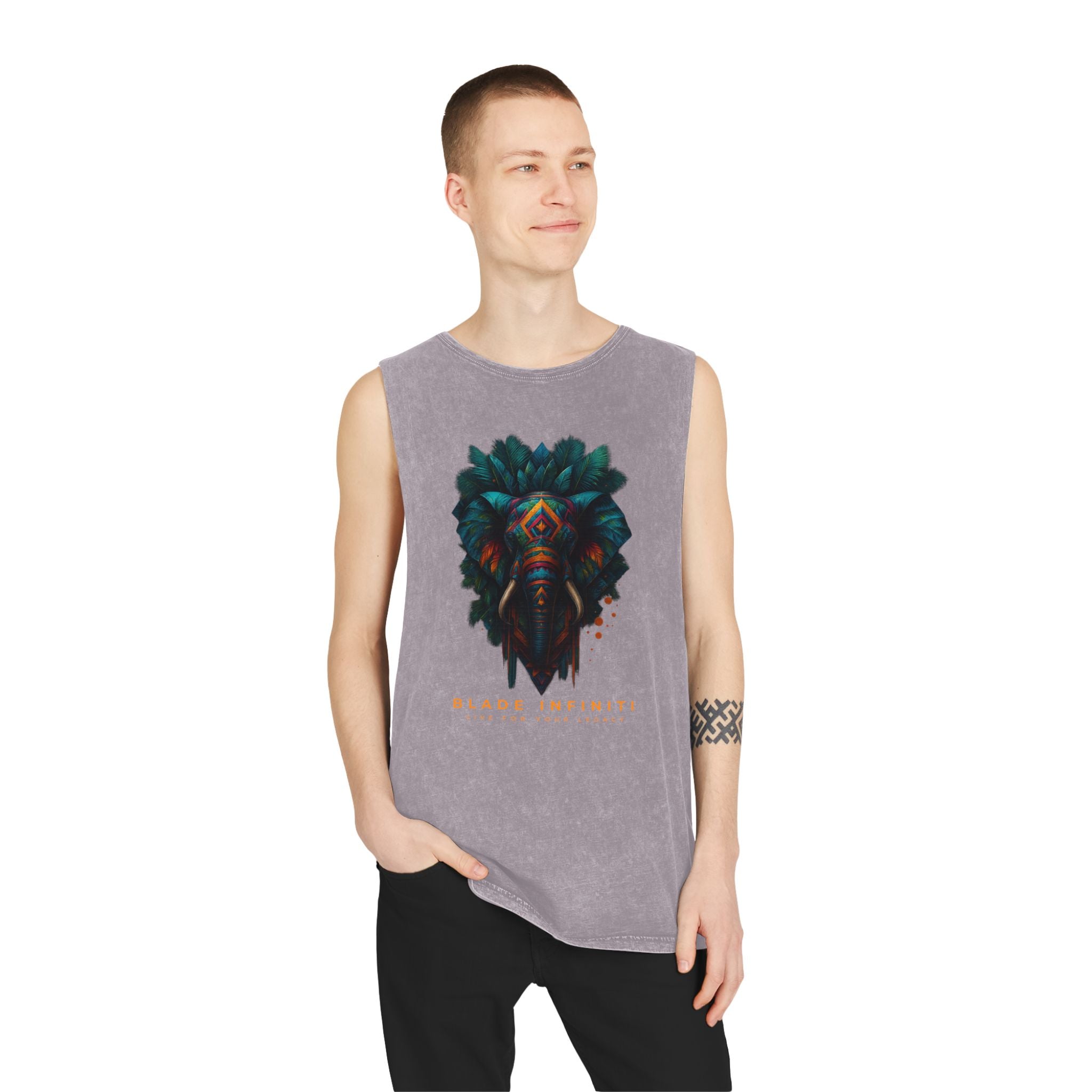 Midnight Tiki Elephant Tank Top