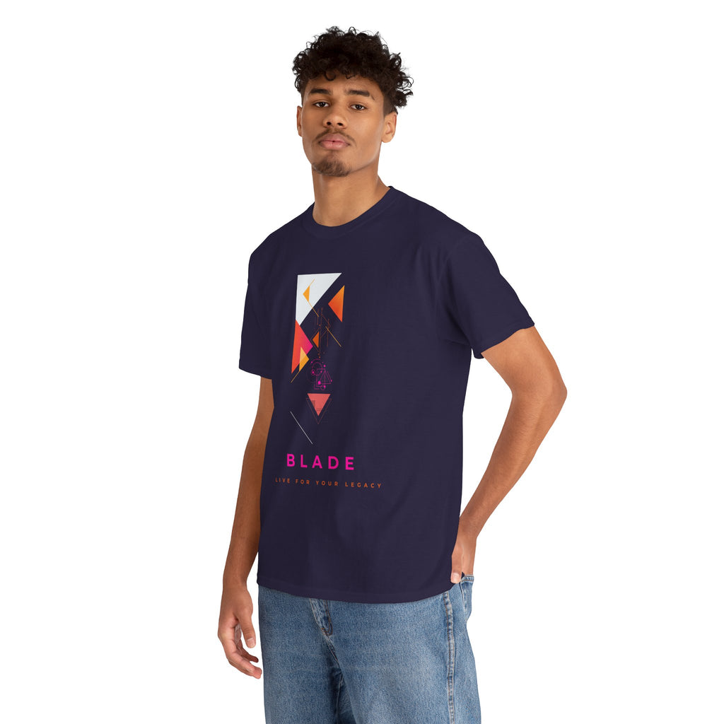 Geometric Odyssey  Pink/Orange T-Shirt