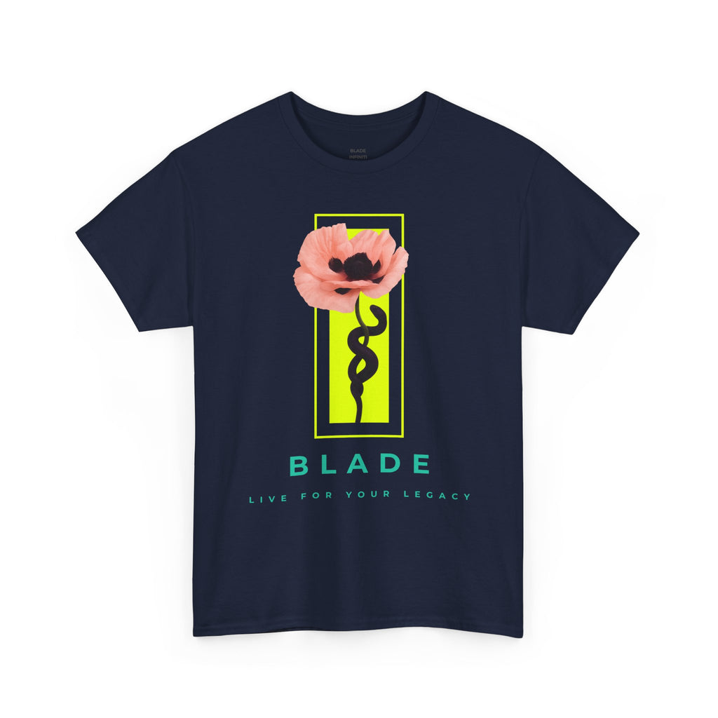 Venom Blossom Pink/Indigo/Neon Green Floral T-Shirt