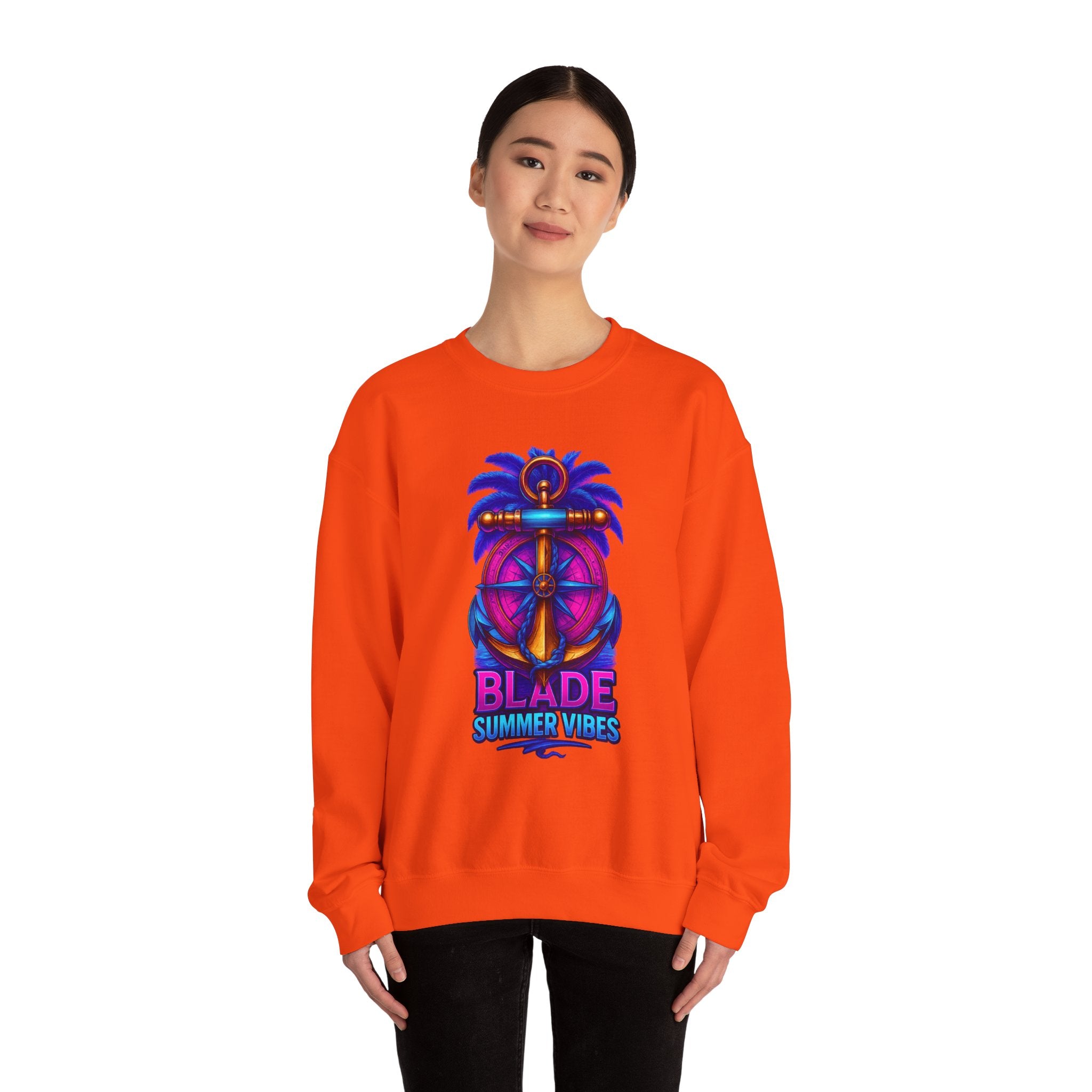 Anchor Compass Unisex Crewneck Sweater