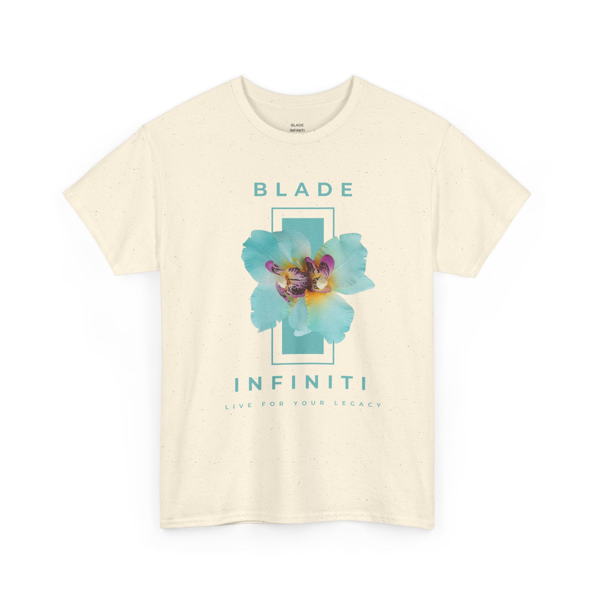 Essence of Infiniti Light Aqua Floral T-Shirt