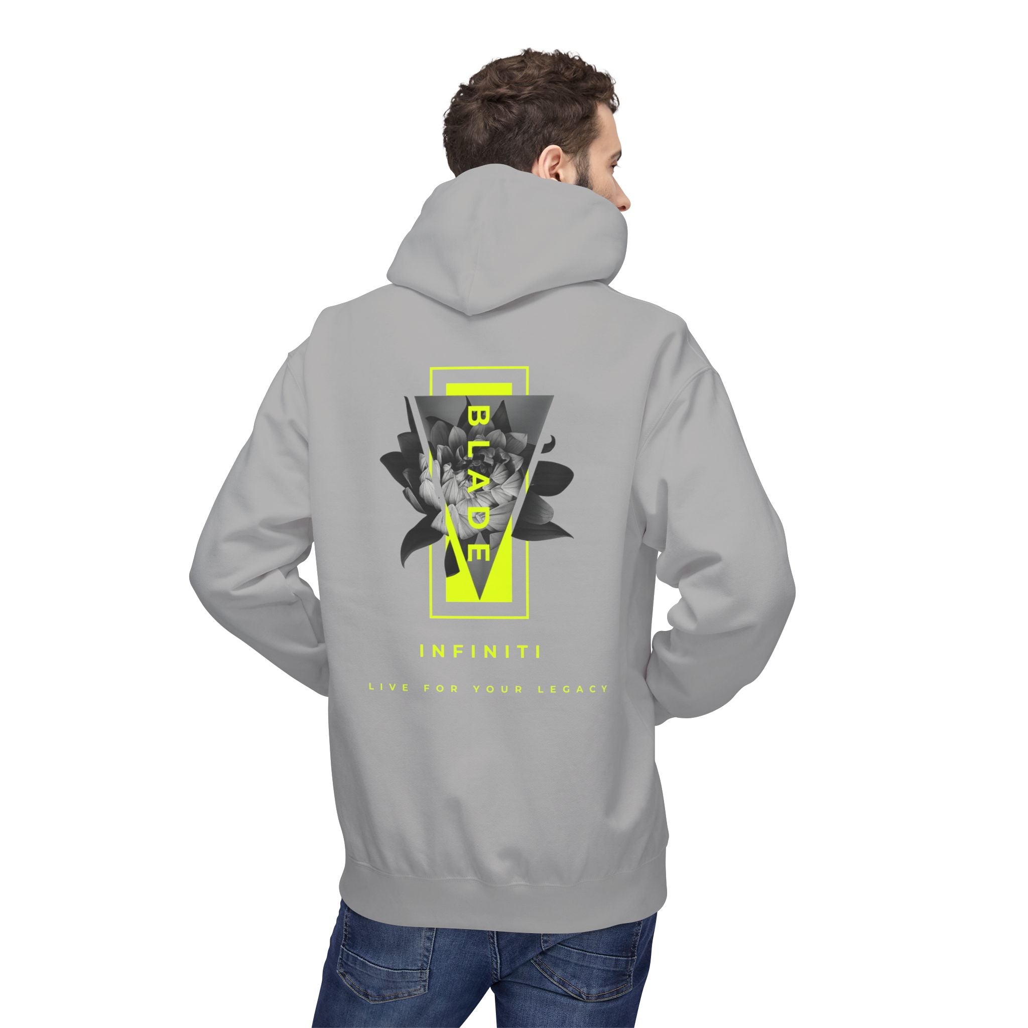Flora Essence Neon Green Version 2 TX Floral Hoodie