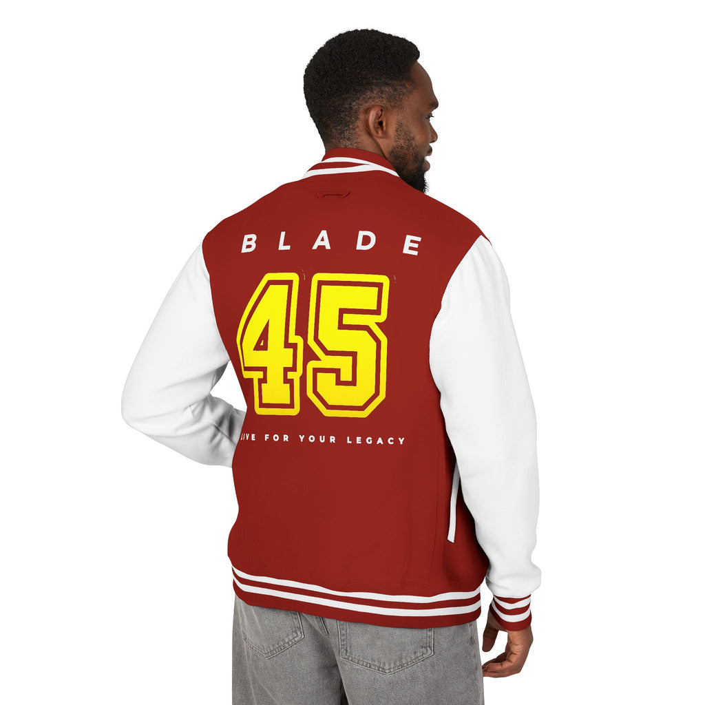Blade 45 Golden Yellow/White Letterman Jacket