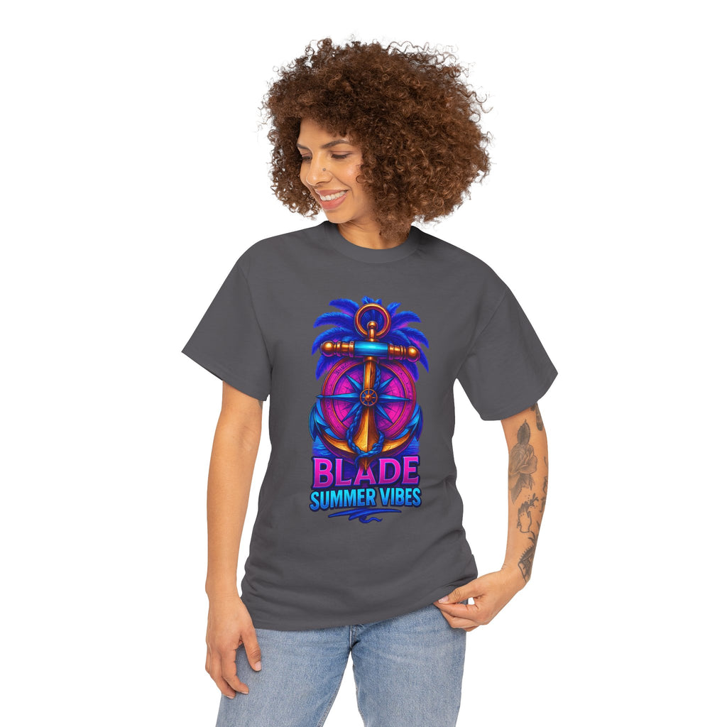 Anchor Compass Multi Blue/Pink T-Shirt