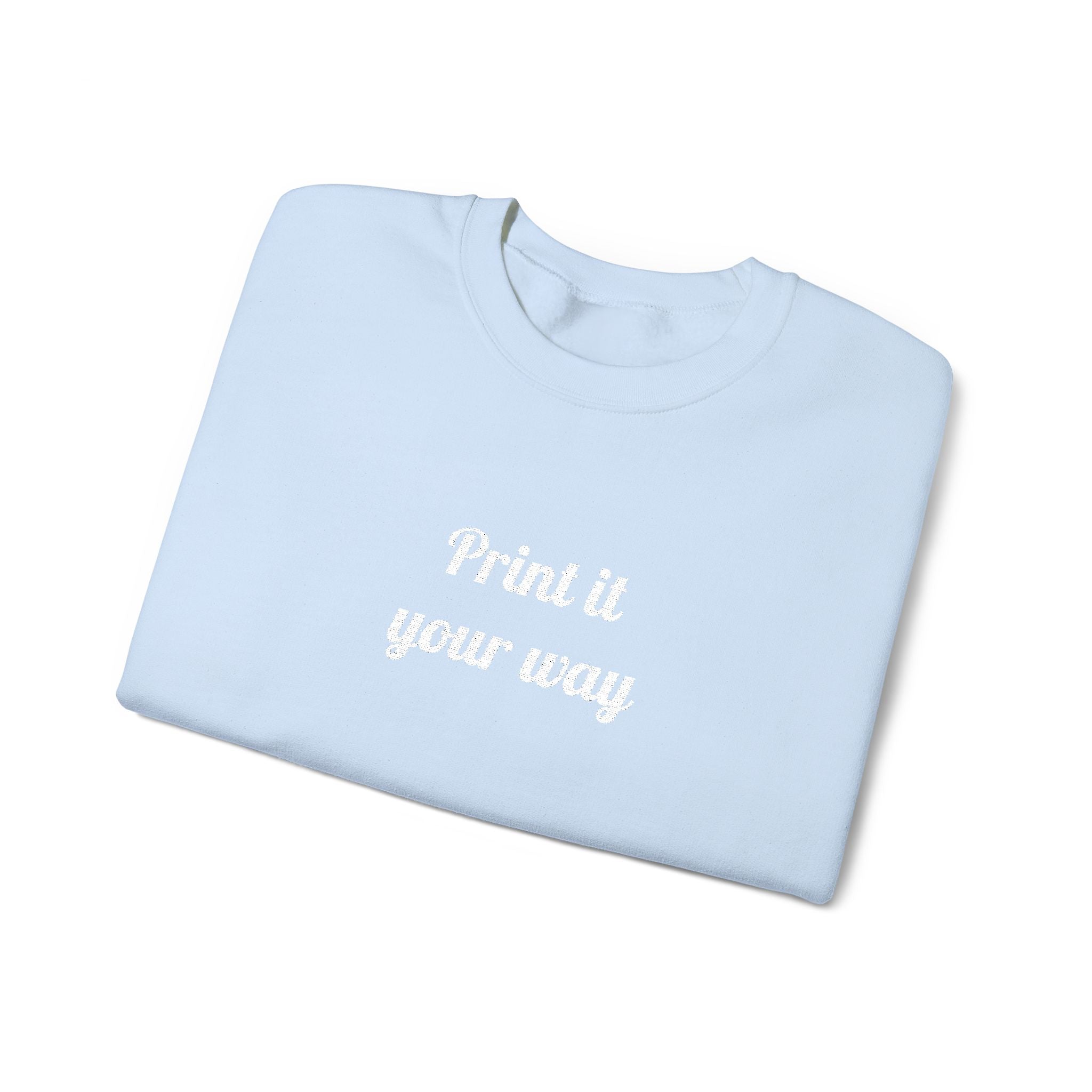 Embroidery Personalization - Unisex Crewneck Sweater (Make It Yours)