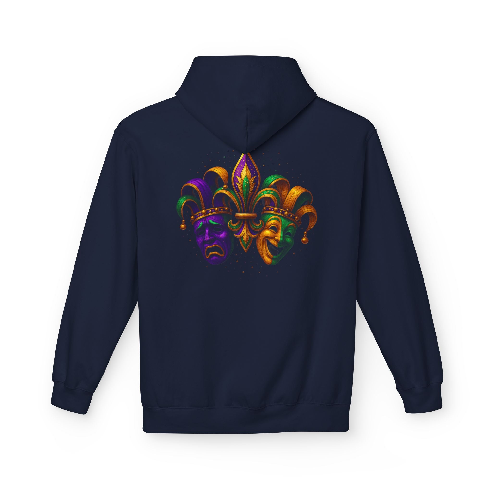 Mardi Gras Mask/Faces Hoodie