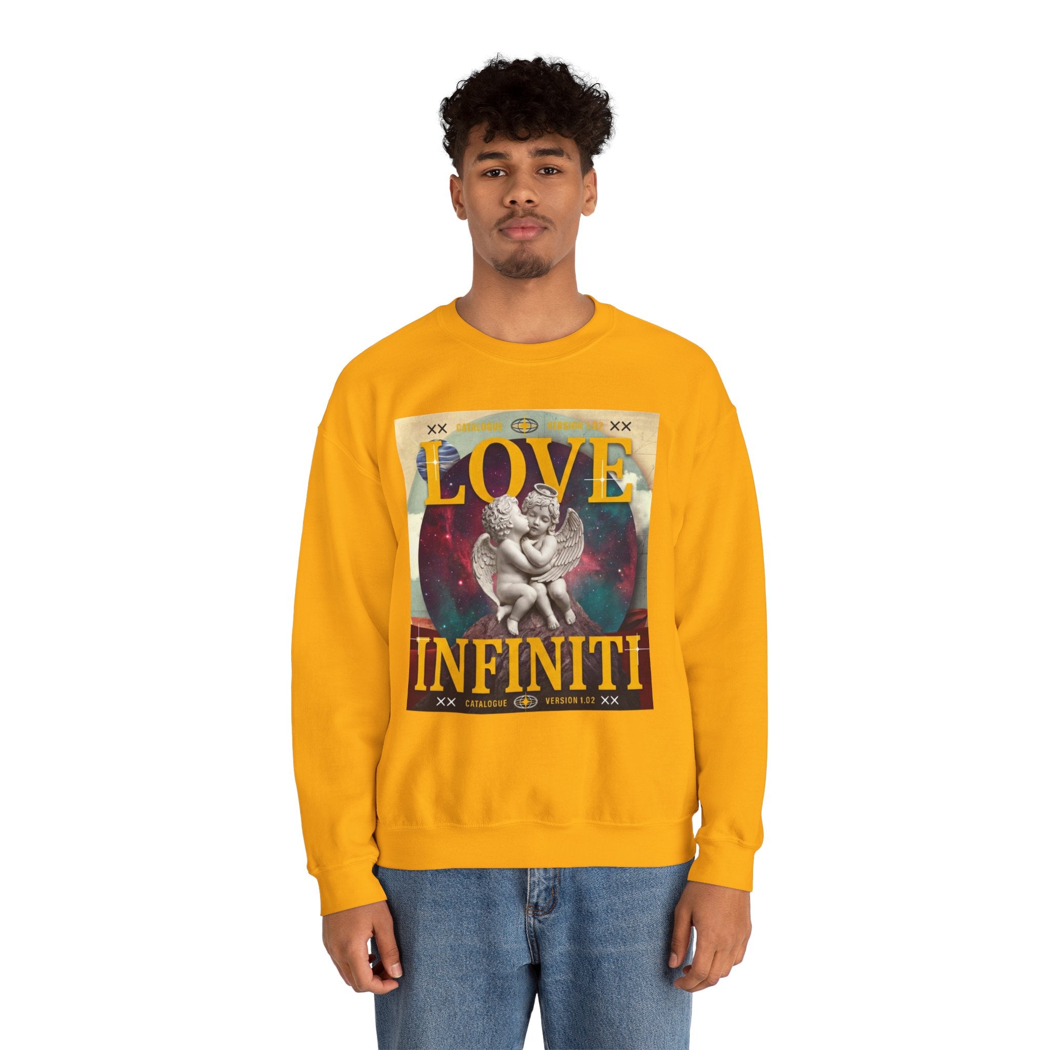 Celestial Love, Infiniti Unisex Crewneck Sweater