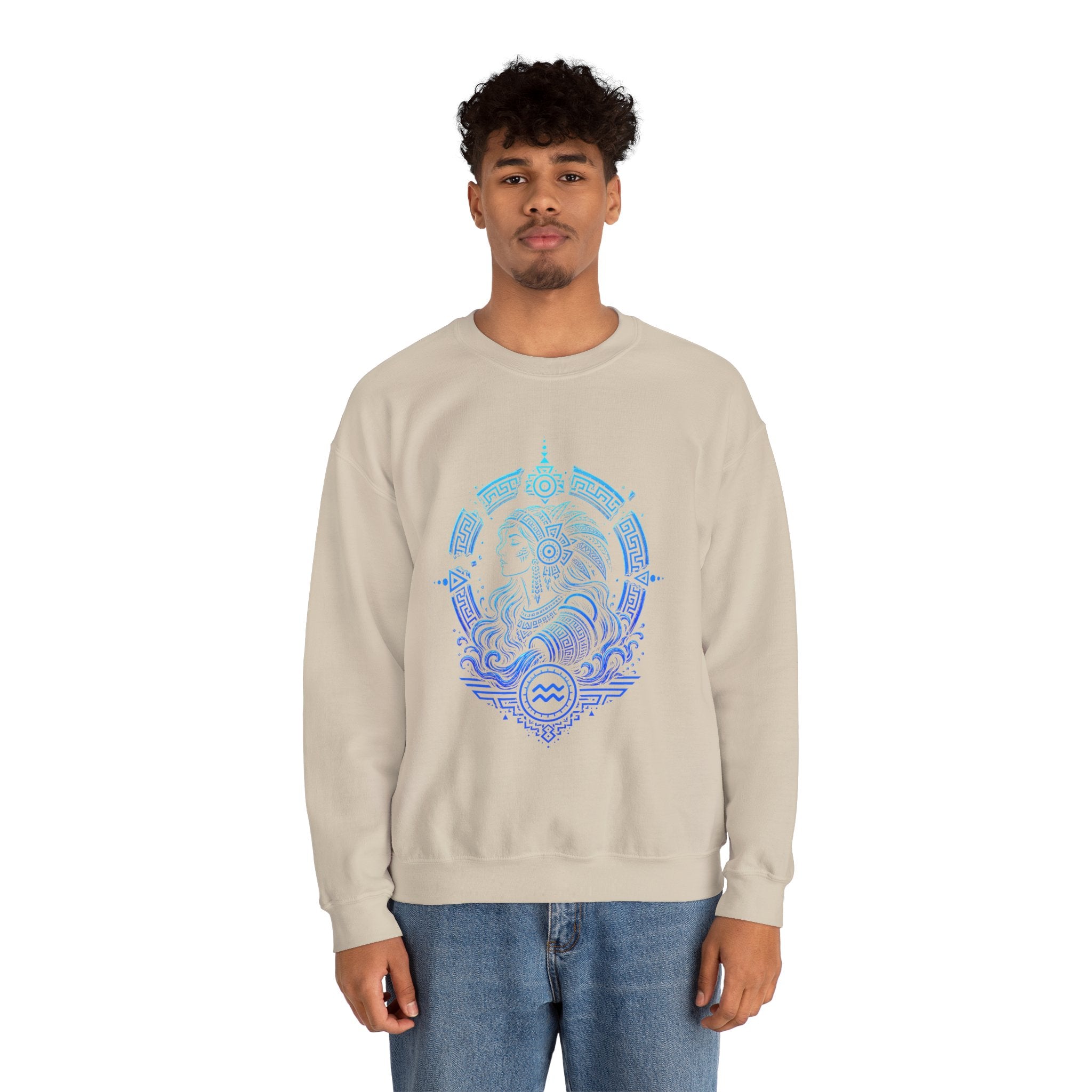 Aquarius Zodiac Version 2 Unisex Sweater