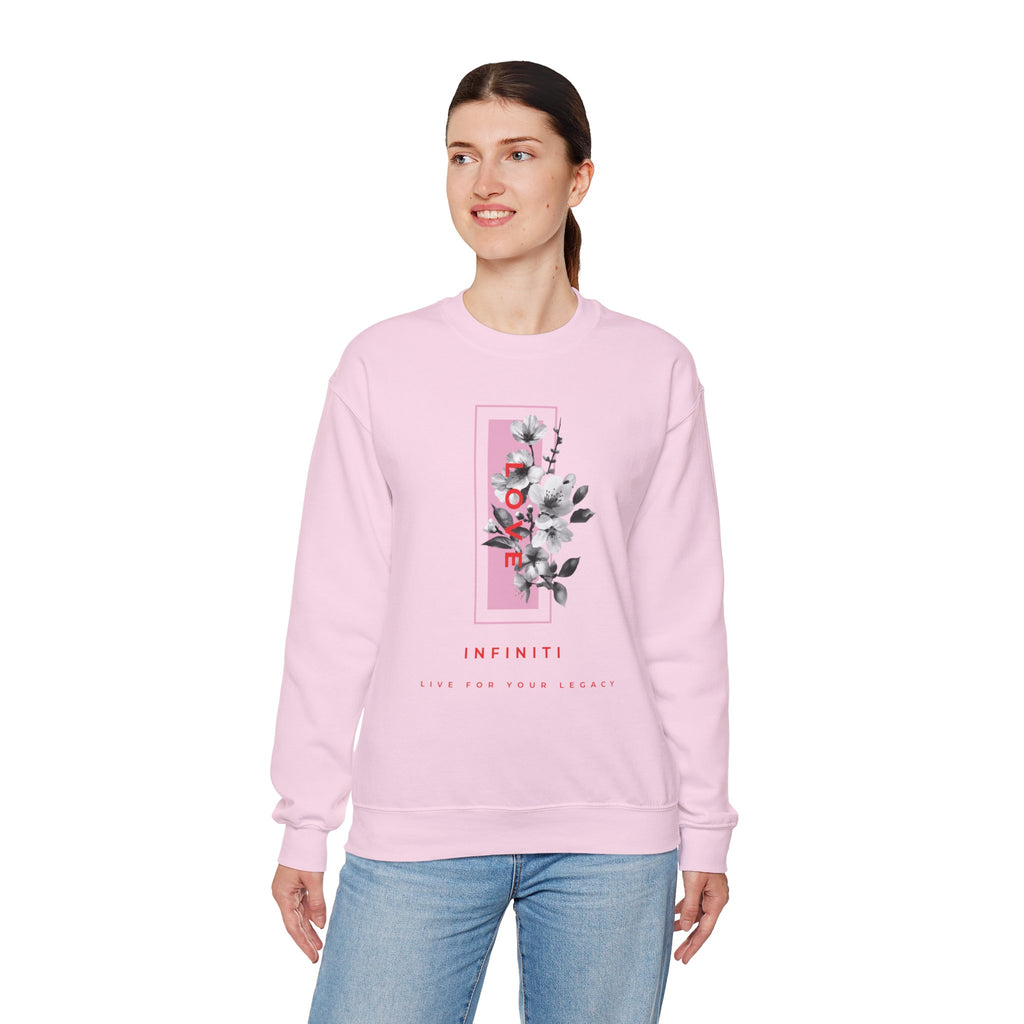 Bloom Bae Red Floral Love, Infiniti Sweater