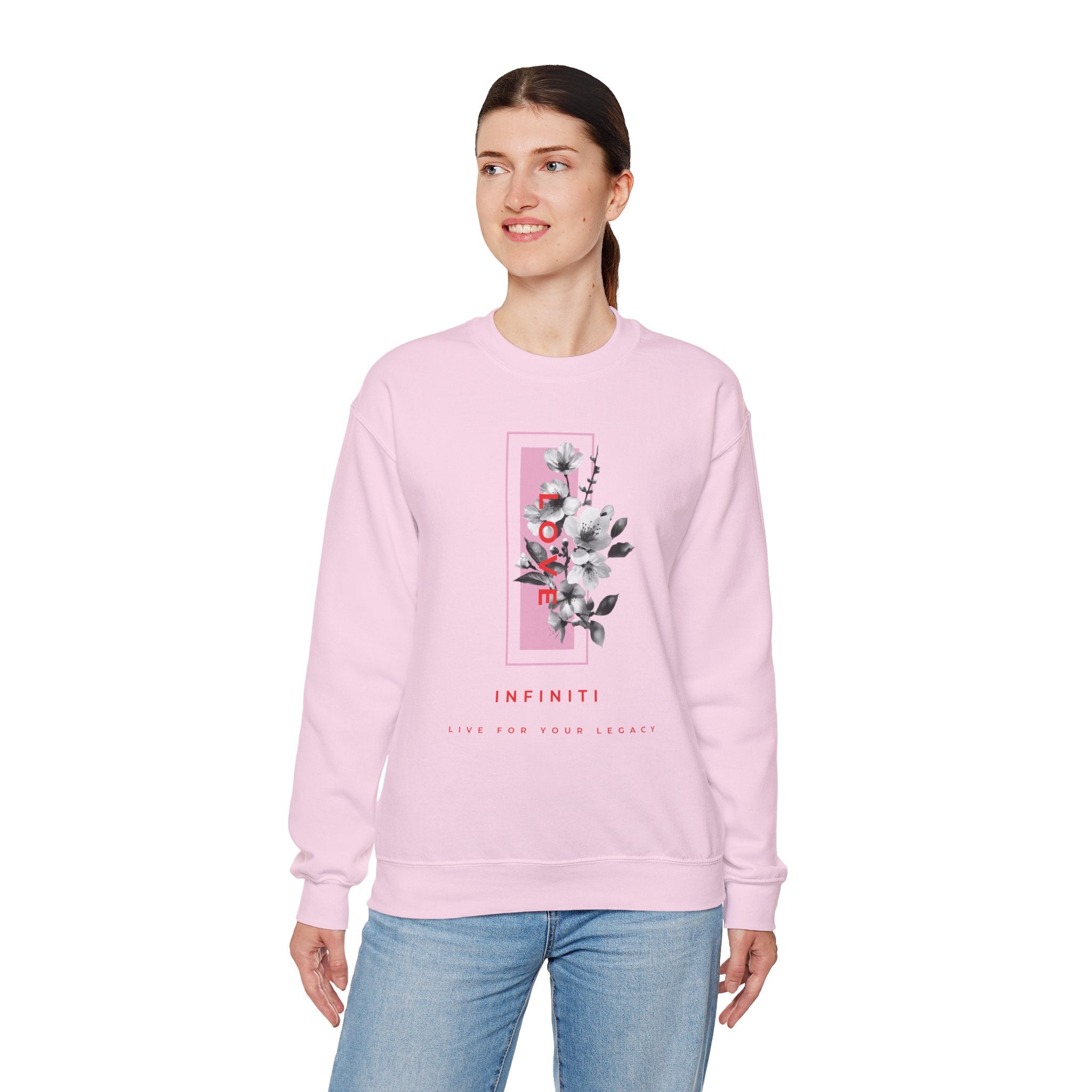 Bloom Bae Red Floral Love, Infiniti Sweater