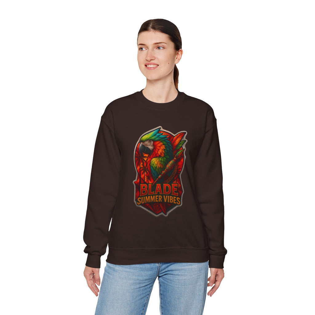 Aztec Parrot Unisex Crewneck Sweater